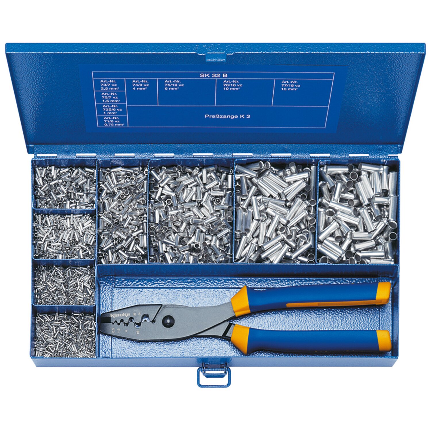 Gustav Klauke Assortimentskist Met Inhoud Sk B Ass Kist Met Inhoud Assortimentdoos