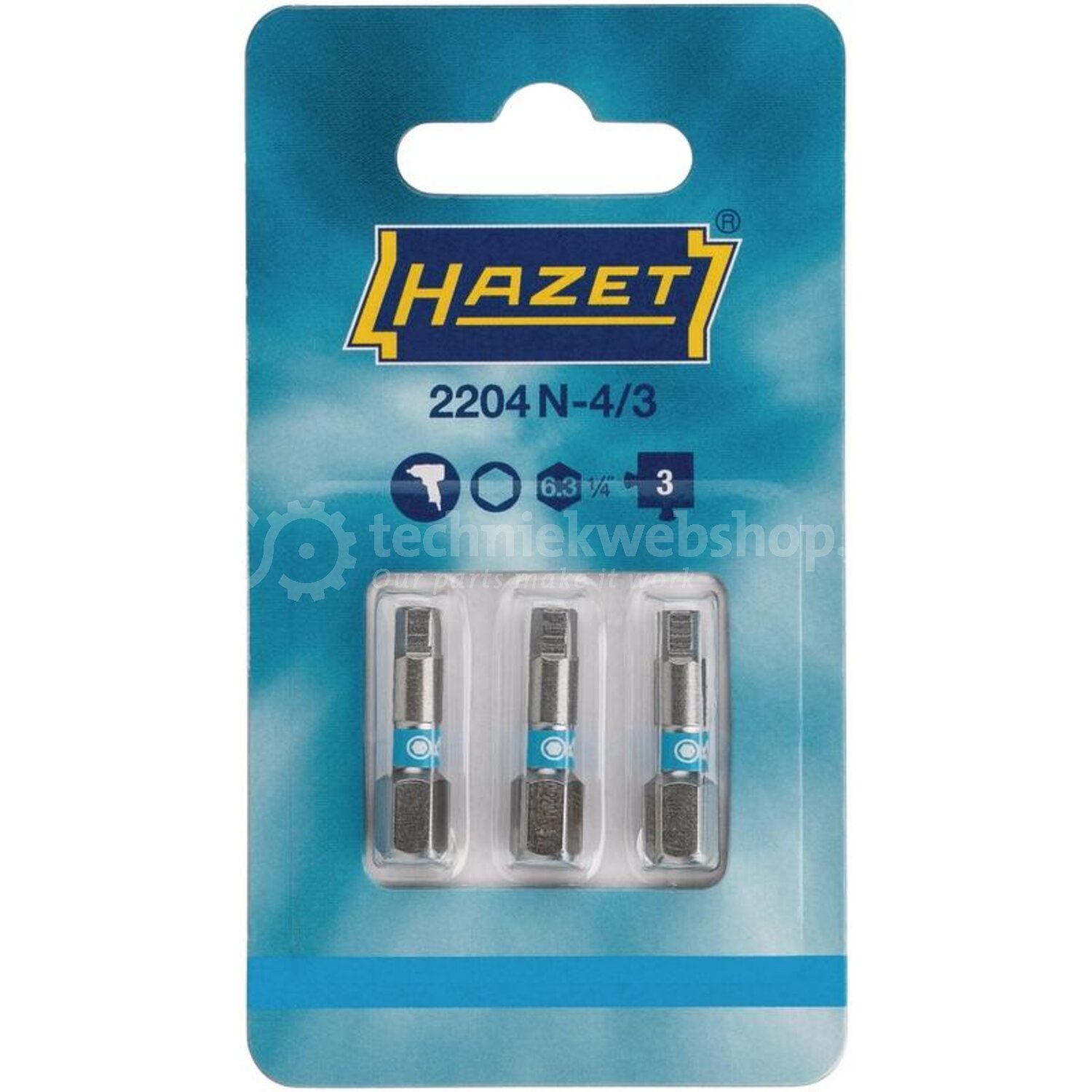 Hazet Schraubendreher-Bit 2204-8 – Für Innensechskant, Made In Germany