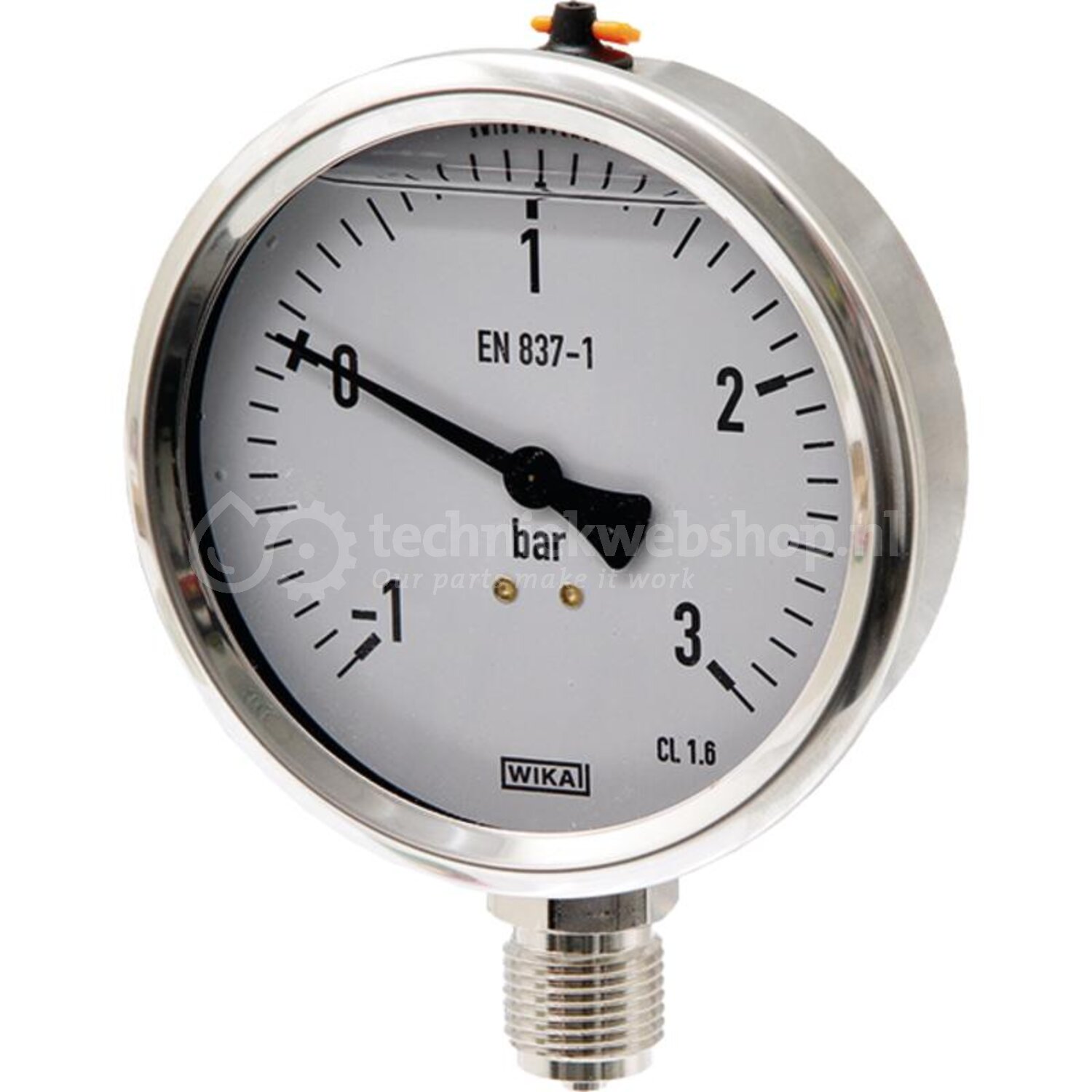 Granit Manometer - 4050350100000 | Uitvoering: Droog | Aansluitdraad ...