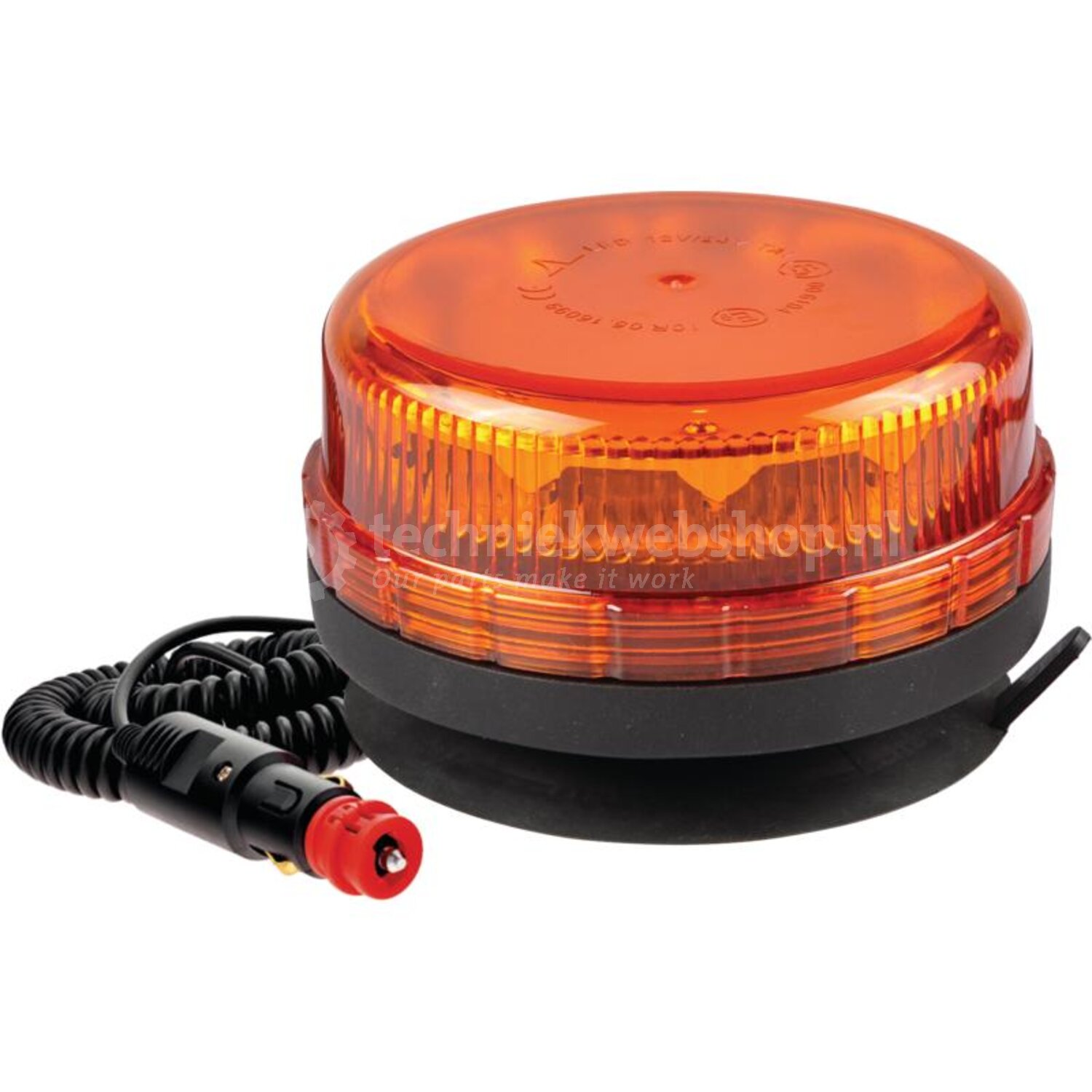 Granit LED zwaailamp 12 / 24 volt | Kleur: Oranje | Inclusief lamp: Ja ...