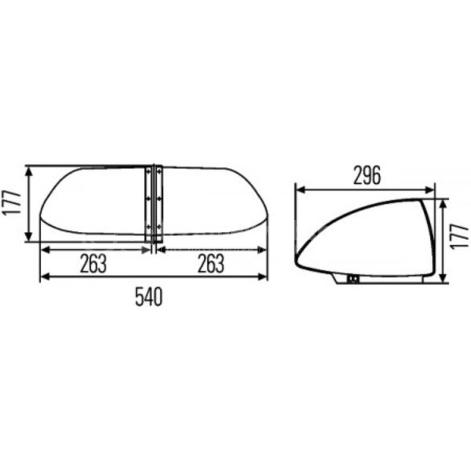 Hella Optisch waarschuwingssysteem OWS 540 voor o.a. Mercedes-Benz ...
