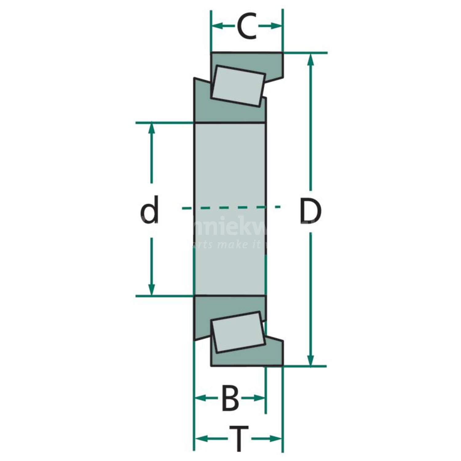 FAG Spanlager 16203 - 55516203 | Codering: 16203 | Binnen-Ø: 17 mm ...