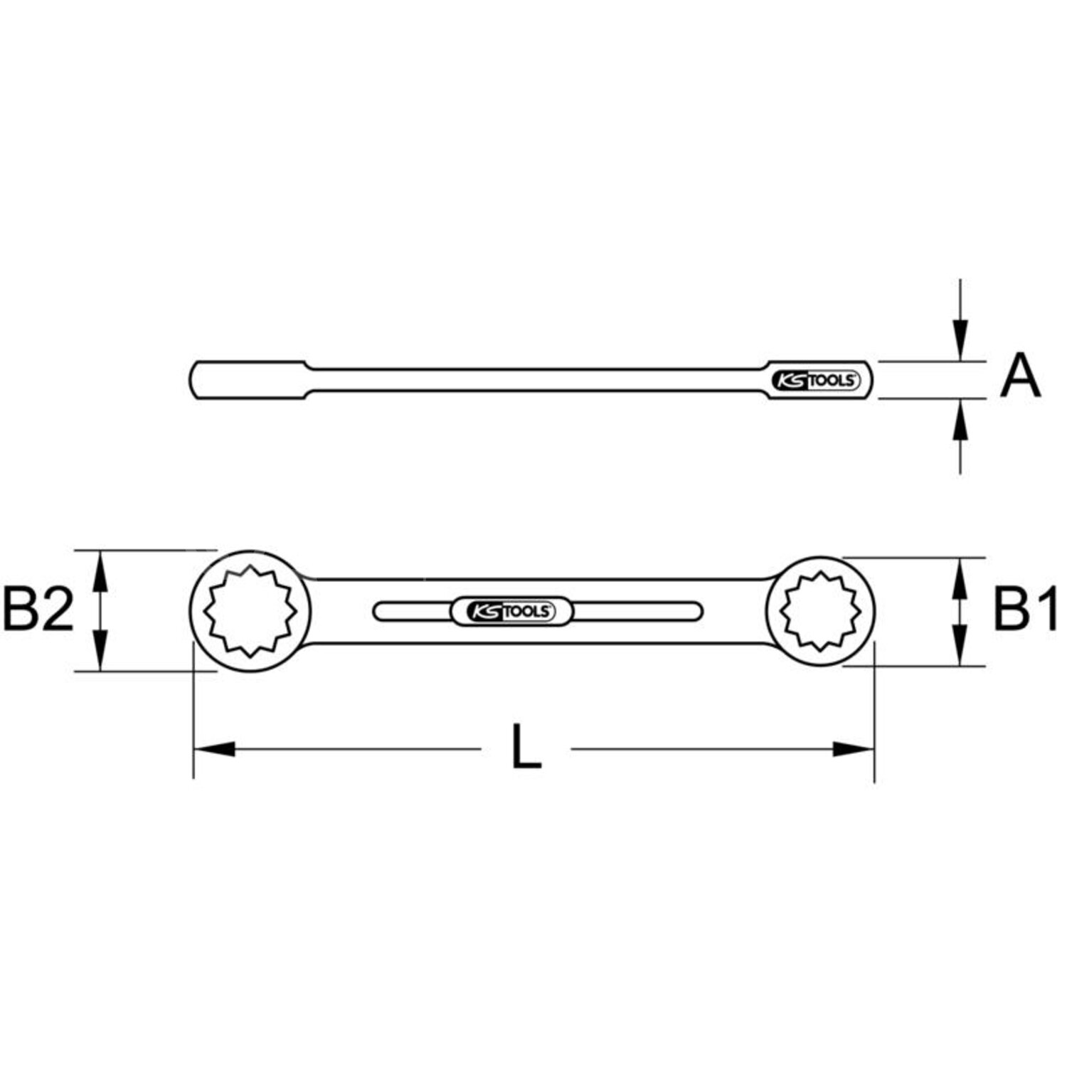 KS Tools ULTIMATEplus Dubbele ringsleutel, 24x27 mm - 7889200425 ...