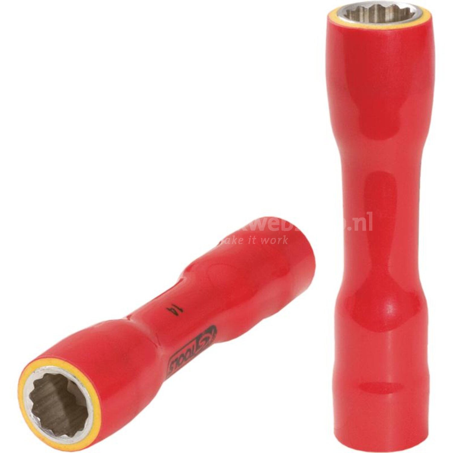 Teng Tools 3/8 Zoll Antrieb Sechskant-Bit-Stecknuss – Extra Lang, 6 Mm, 20,3 Cm, Chrom-Vanadium