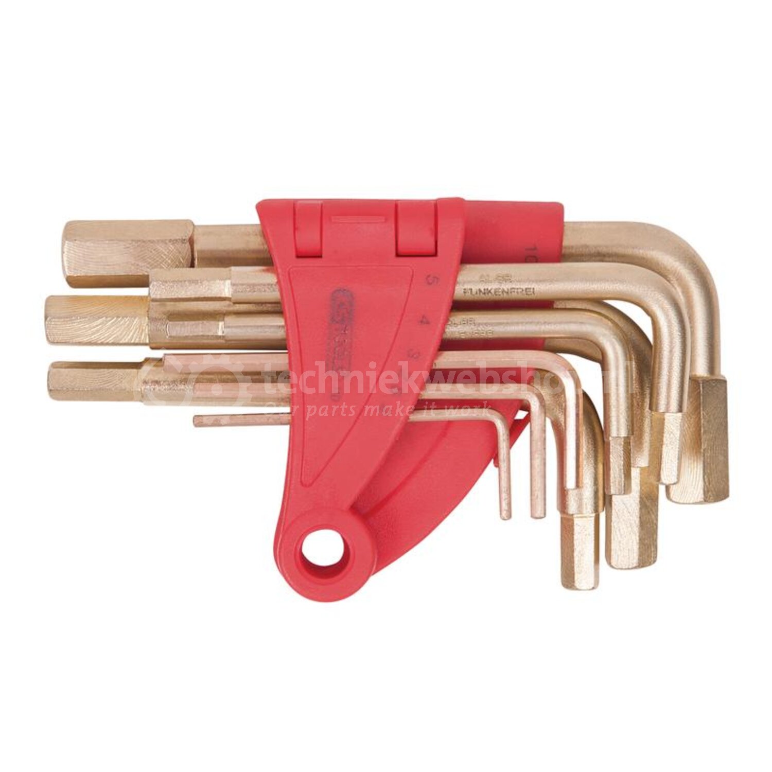 KS Tools Innensechskant-Winkelstiftschlüssel XL, 4 Mm - Hochwertiges Profi-Werkzeug Aus Chrom-Vanadium