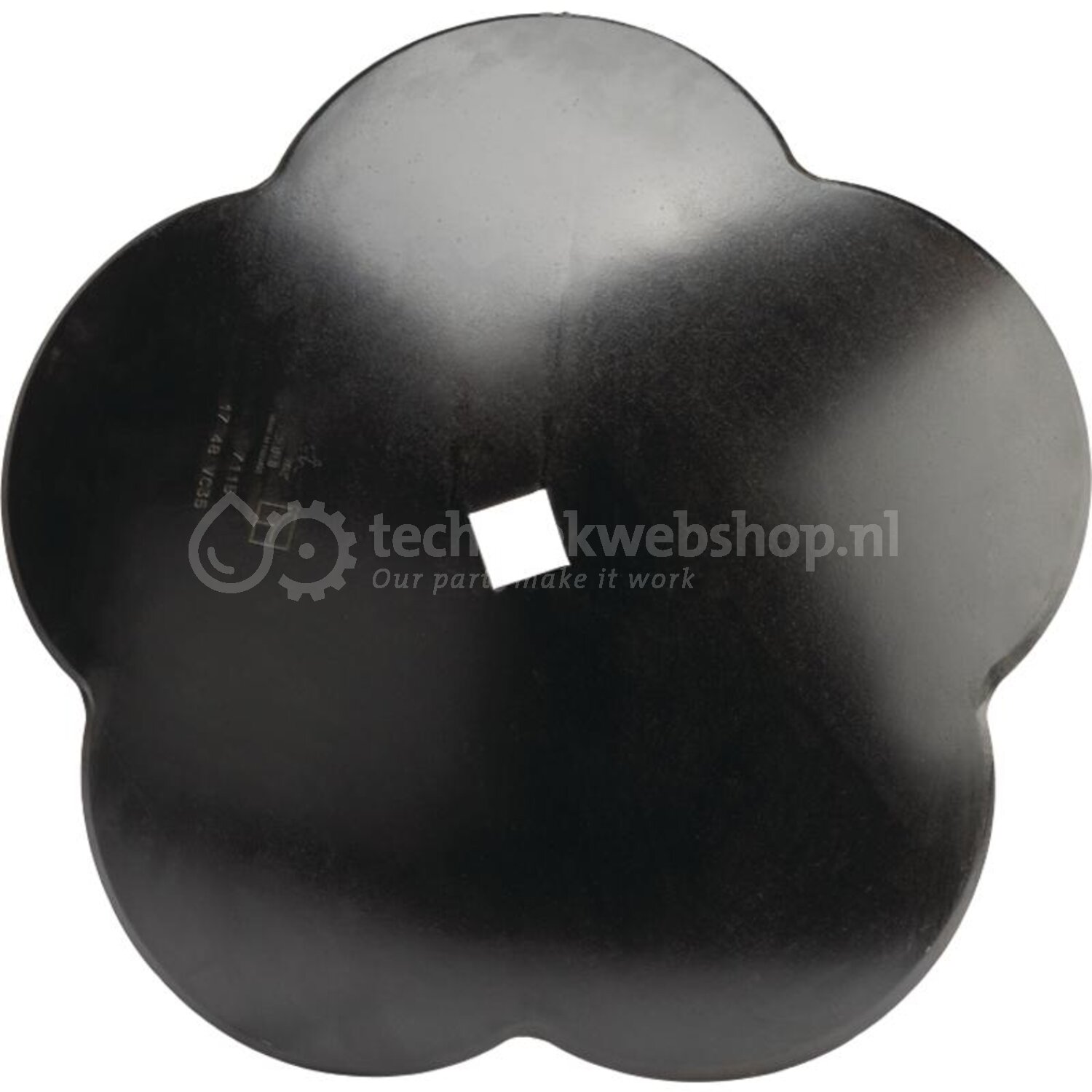 Granit Klaverbladschijf Ø: 610 x 6 - 18031-561040 | Buiten-Ø: 24 ...