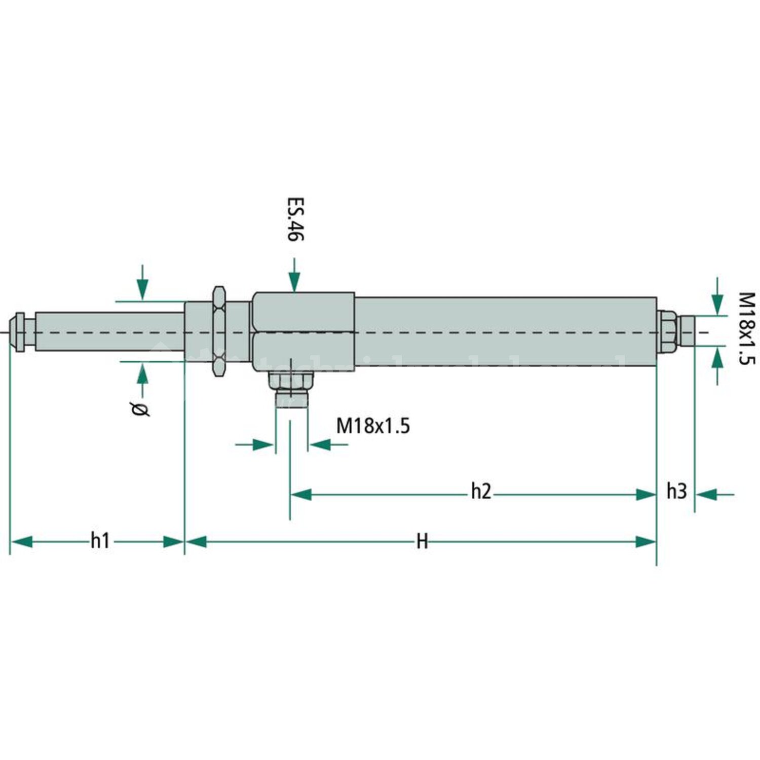 Granit Hydrauliekcilinder 8