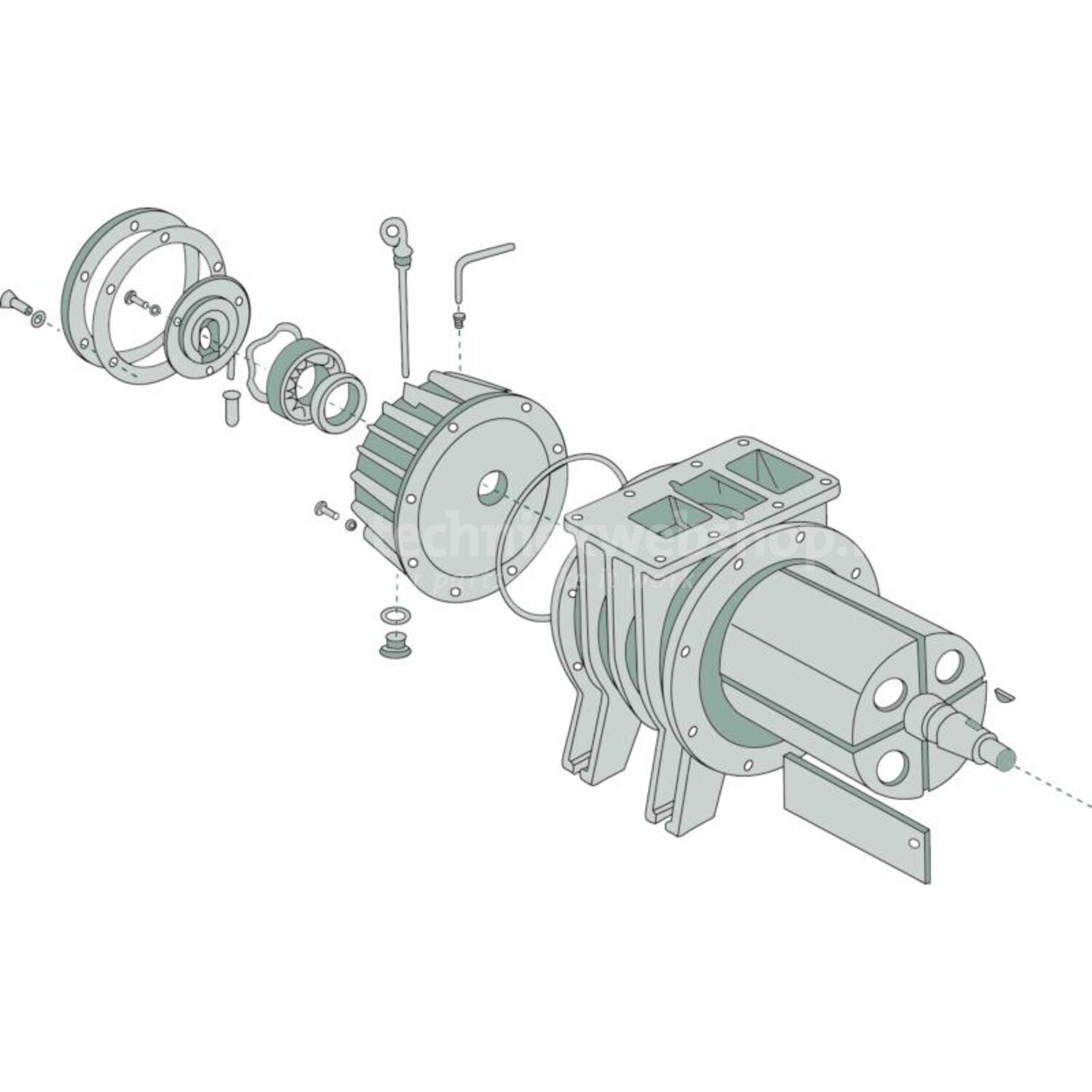Lamellen-Kompressoren – Hydraulische Drehschieberkompressoren › KW Hydraulik