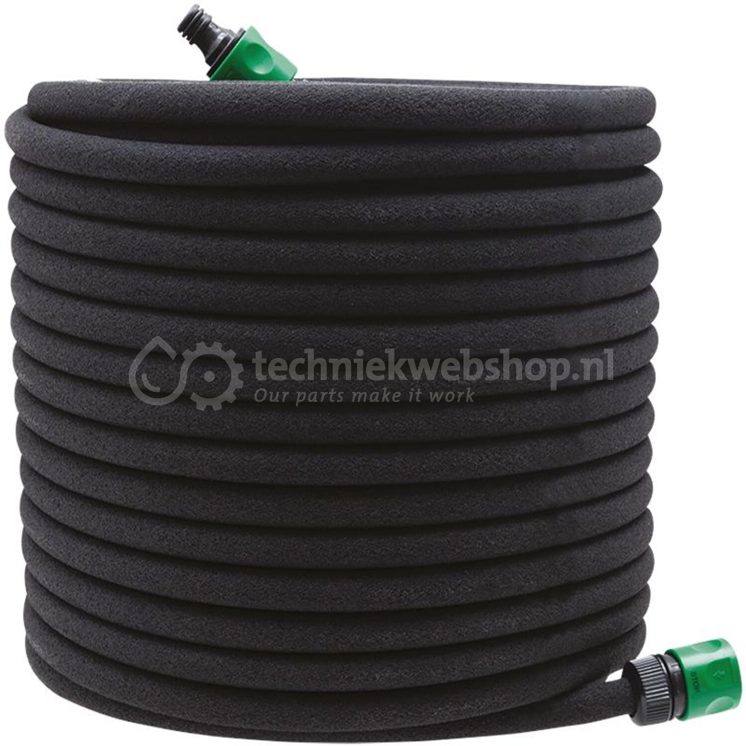 Granit Zweetslang set - 26070353 | Slanglengte: 50 m | Kleur: Black ...