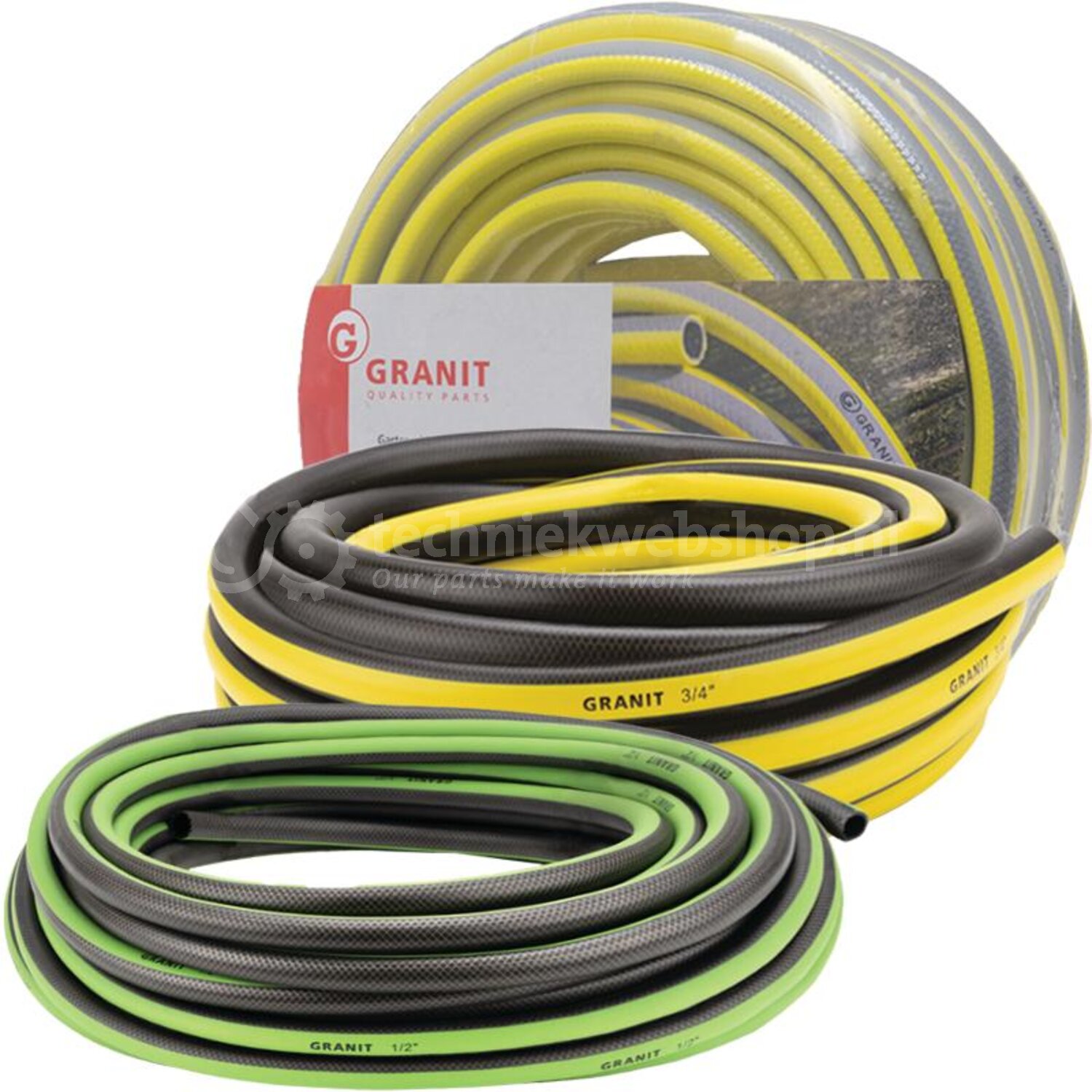 Granit Waterslang - 26070190-25, 3291670485656 | Slang-Ø: 1 1/2