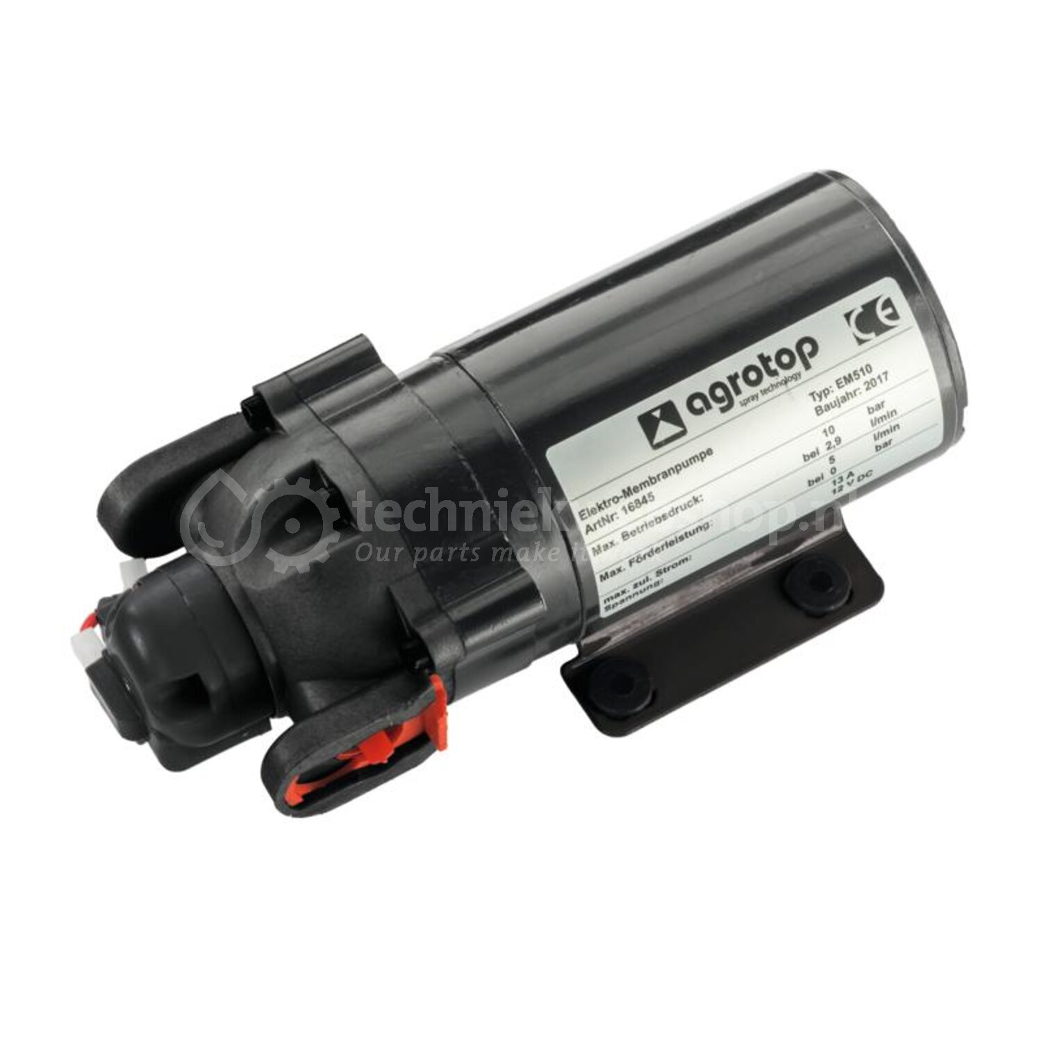 Granit Membraanpomp EM 510 - 67016845 | Max. opbrengst: 5 l/min ...