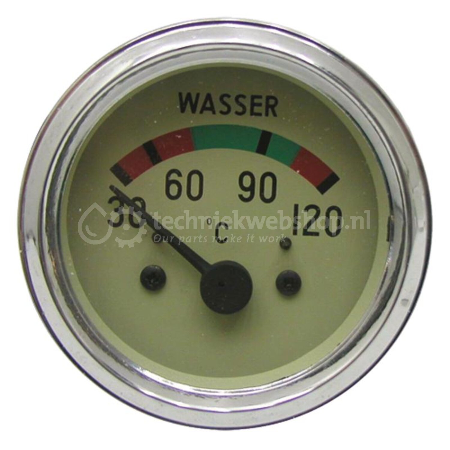 Granit Afstandsthermometer elektrisch, inbouwmaat 60 mm, 40 - 120 ...