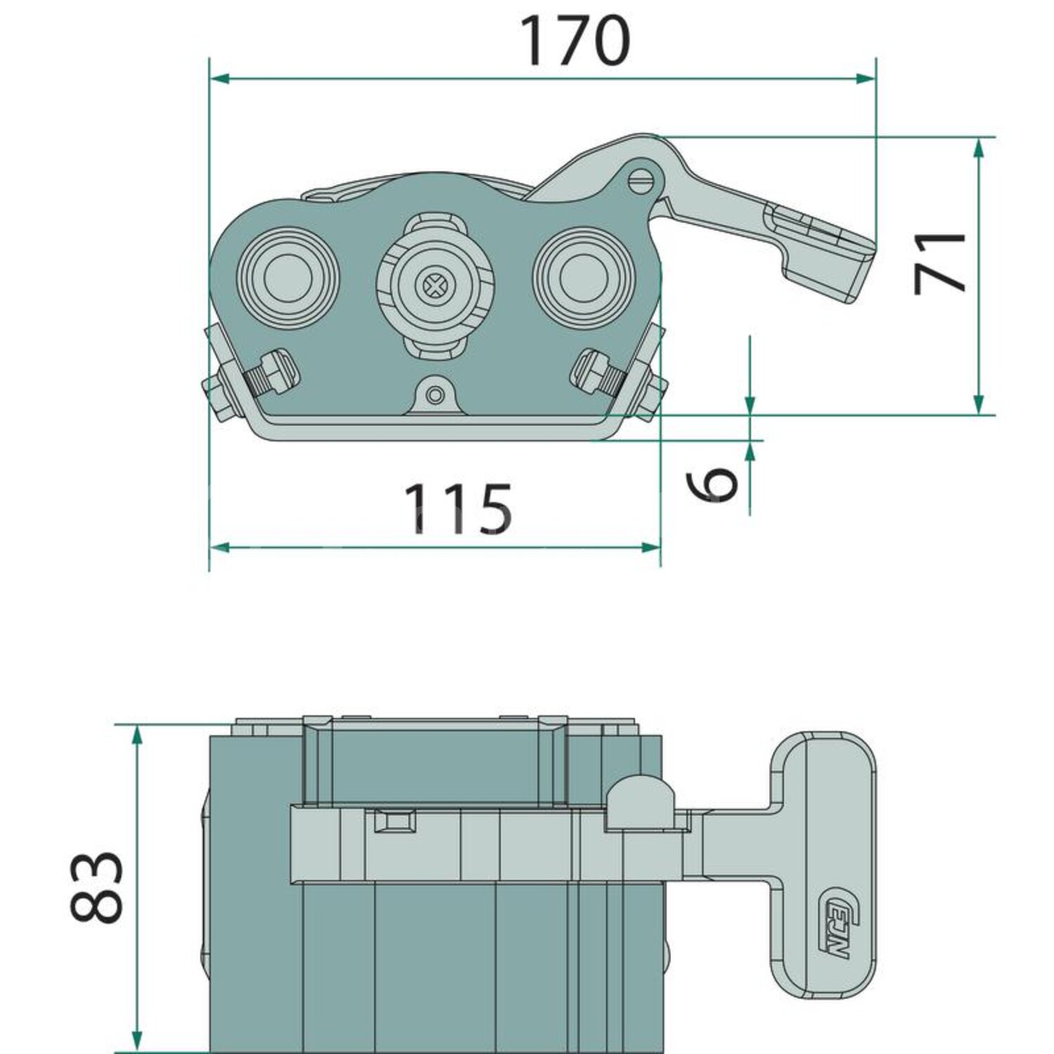 Cejn Multi-X GII KM Duo 10 met WEO-aansluiting - 6230001080 | Grootte ...