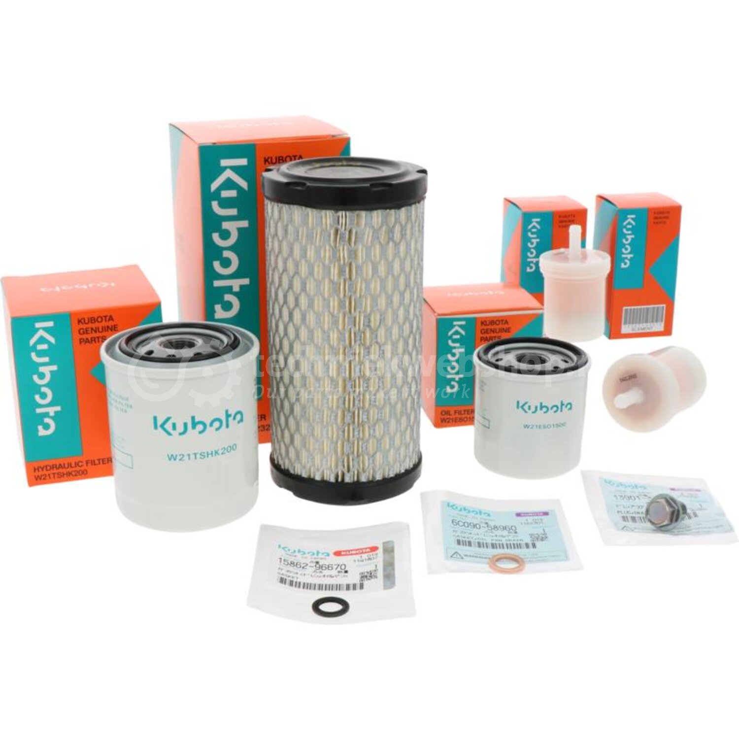Kubota Filterset Filterkit Wartungsfilterpaket Service-Kit 🚜 Original