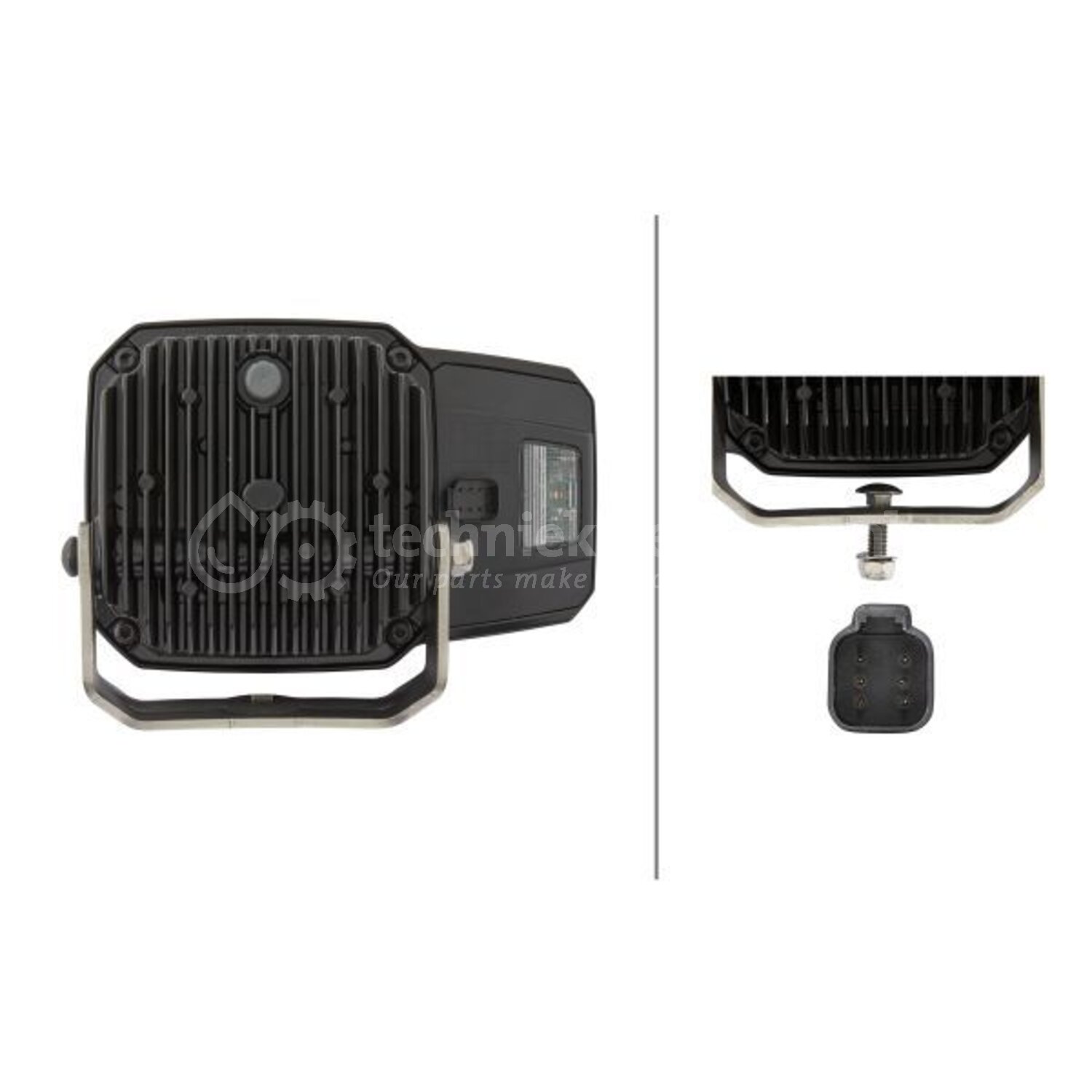 HELLA 1LB 007 145-037 Alogeno-Faro Principale 7145, 12V, Montaggio, Esterno, Spina Spina Piatta, Anteriore Dx/anteriore Sx - 11