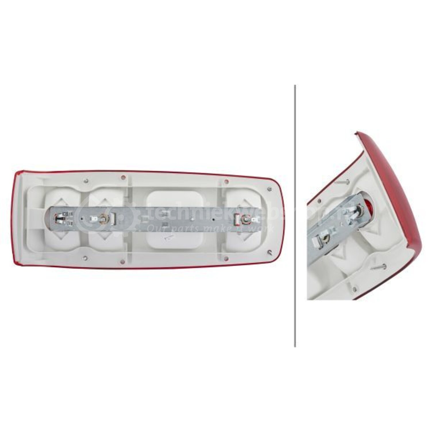 Feu Arrière Gauche HELLA 2VA 007 502-011 Pour Remorque - Neuf Avec Homologation