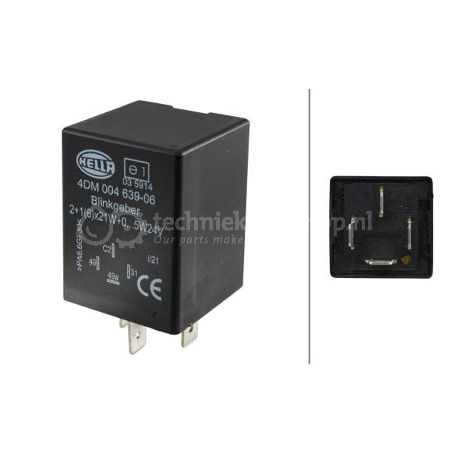 HELLA 4DB 007 218-001 Relé De Intermitencia, 12V, Electrónico - 7