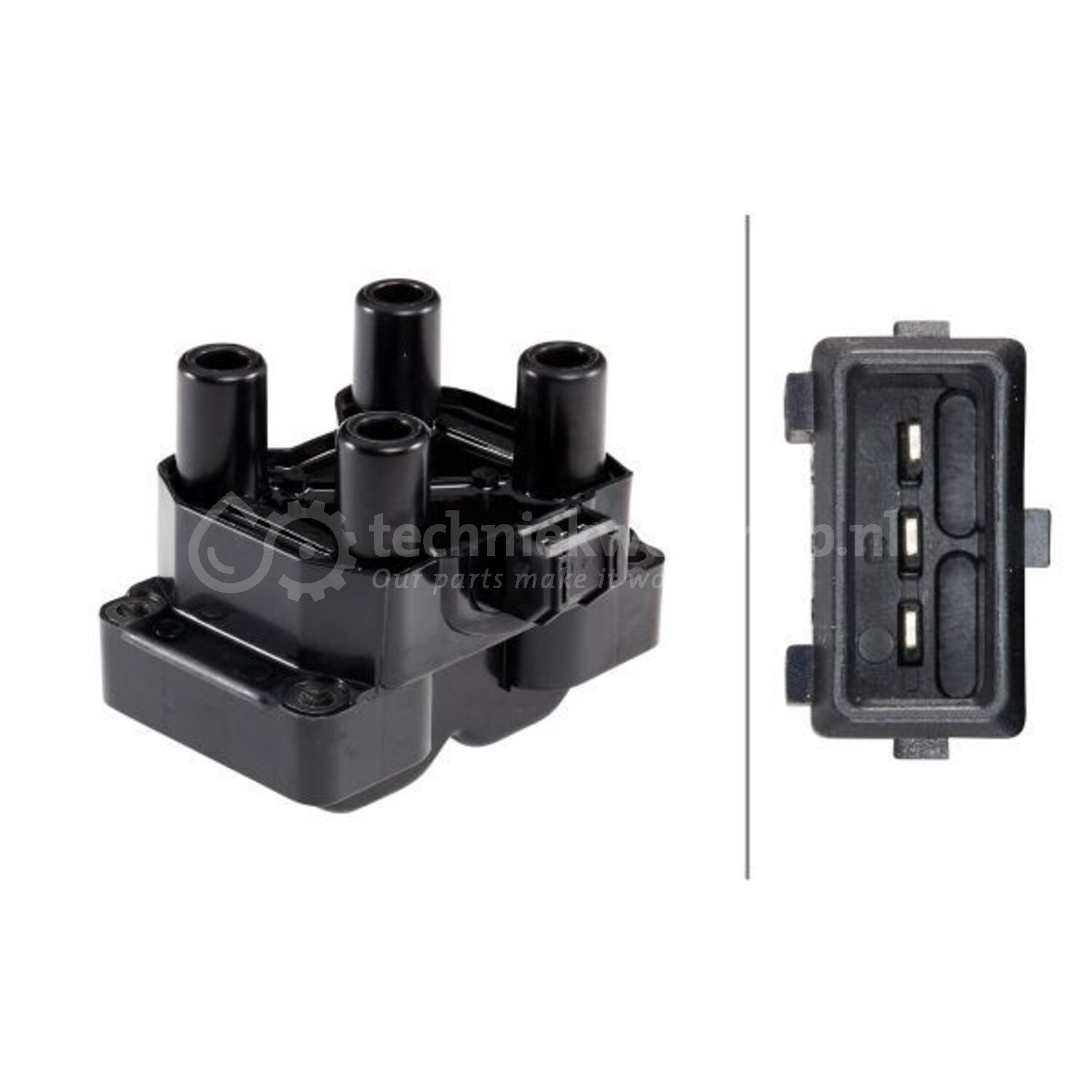 HELLA Bobine - 5DA 193 175-351, 4082300558364 | Monteerwijze ...