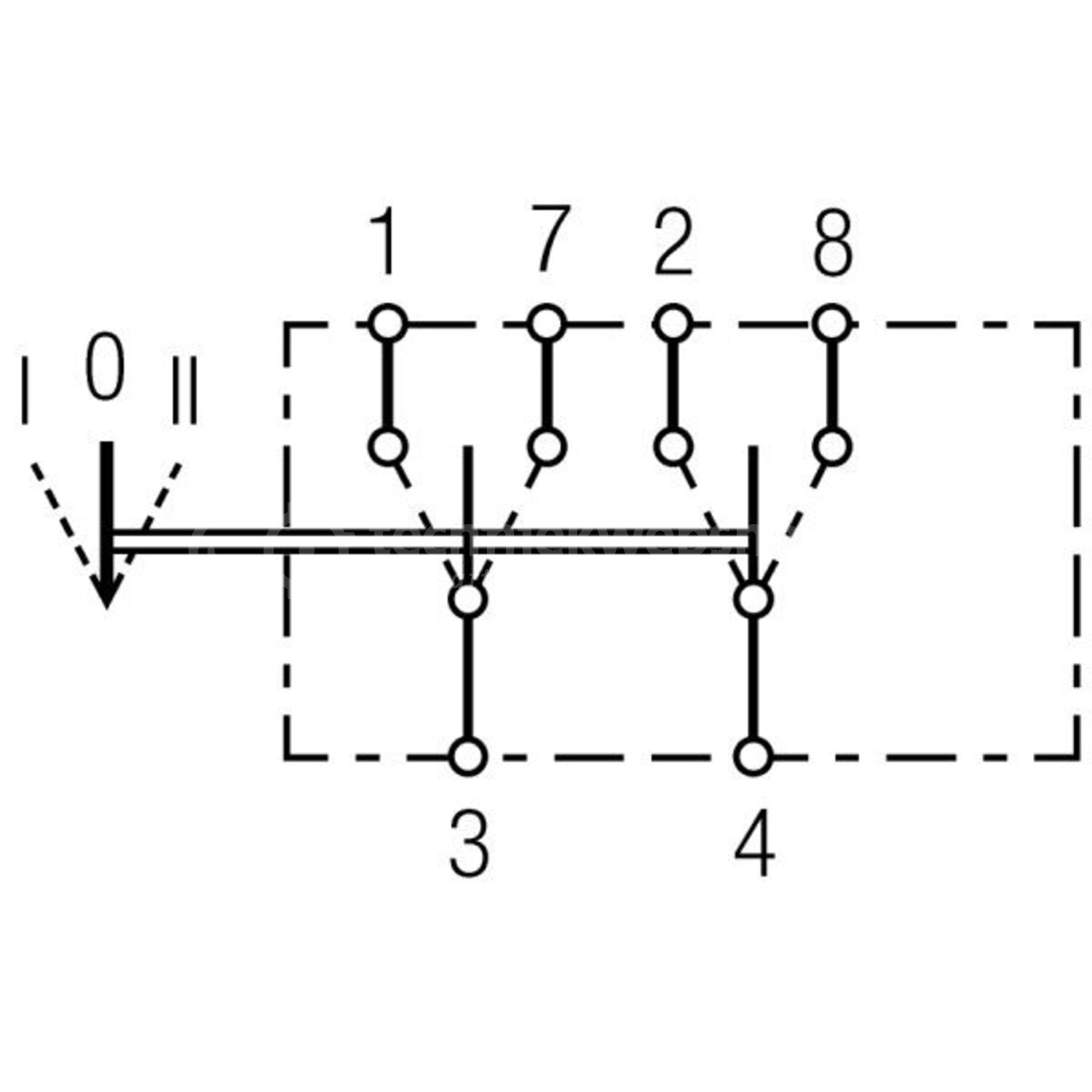 Interrupteur Basculement HELLA - 5 Connexions - Position I-0 - Pour Véhicules Utilitaires Et Voitures