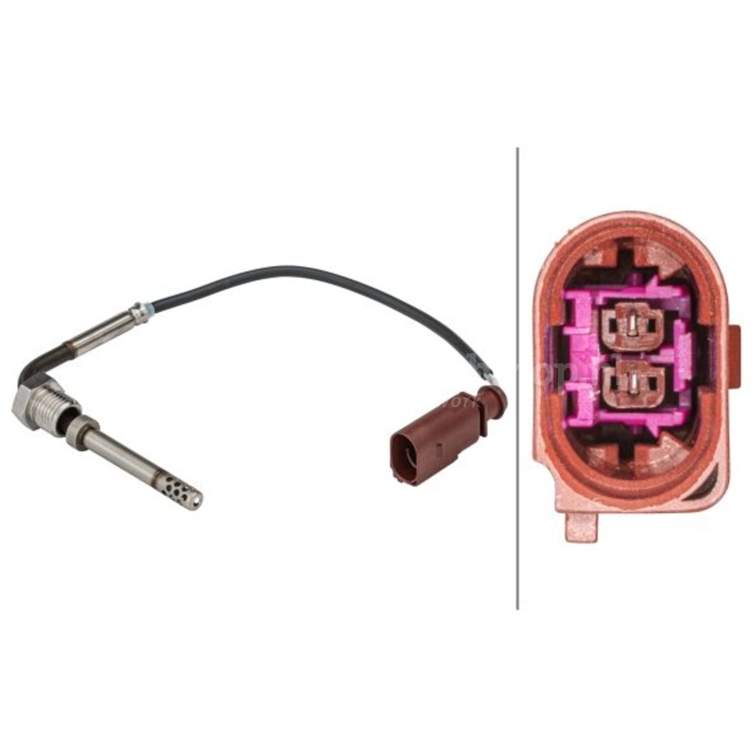 Hella Sensor, uitlaatgastemperatuur voor o.a. Vw, Hitachi, Porsche ...