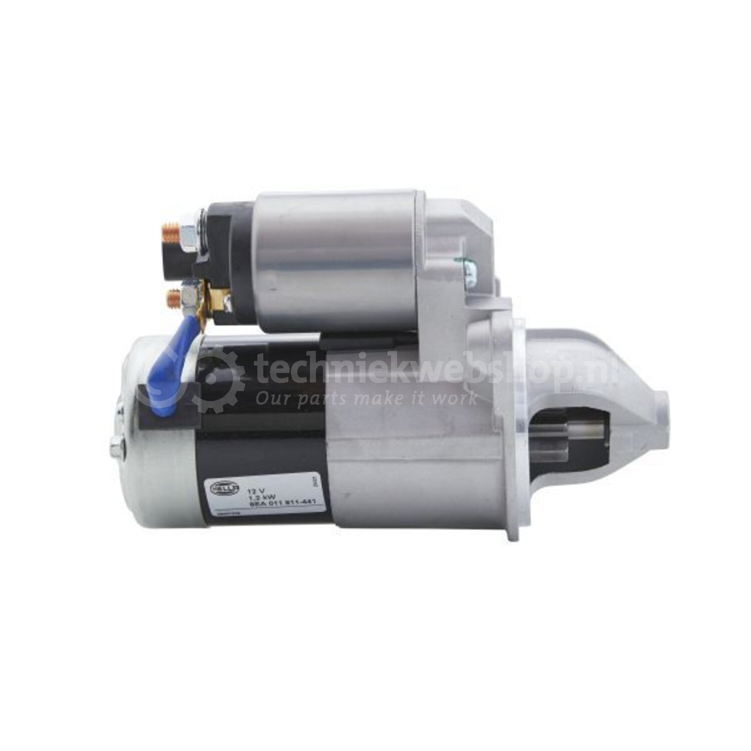 HELLA 8Ea 011 611-841 Démarreur 12V 1Kw - Démarreur Haute Qualité Pour Nissan Juke