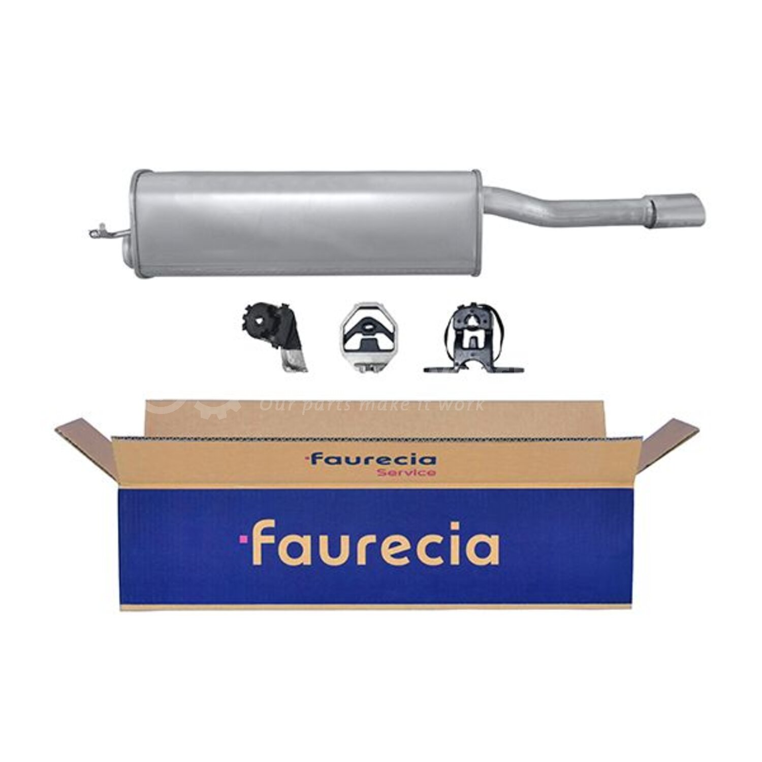 Hella Einddemper voor o.a. Peugeot, Citroën - 8LD 366 032-311 ...