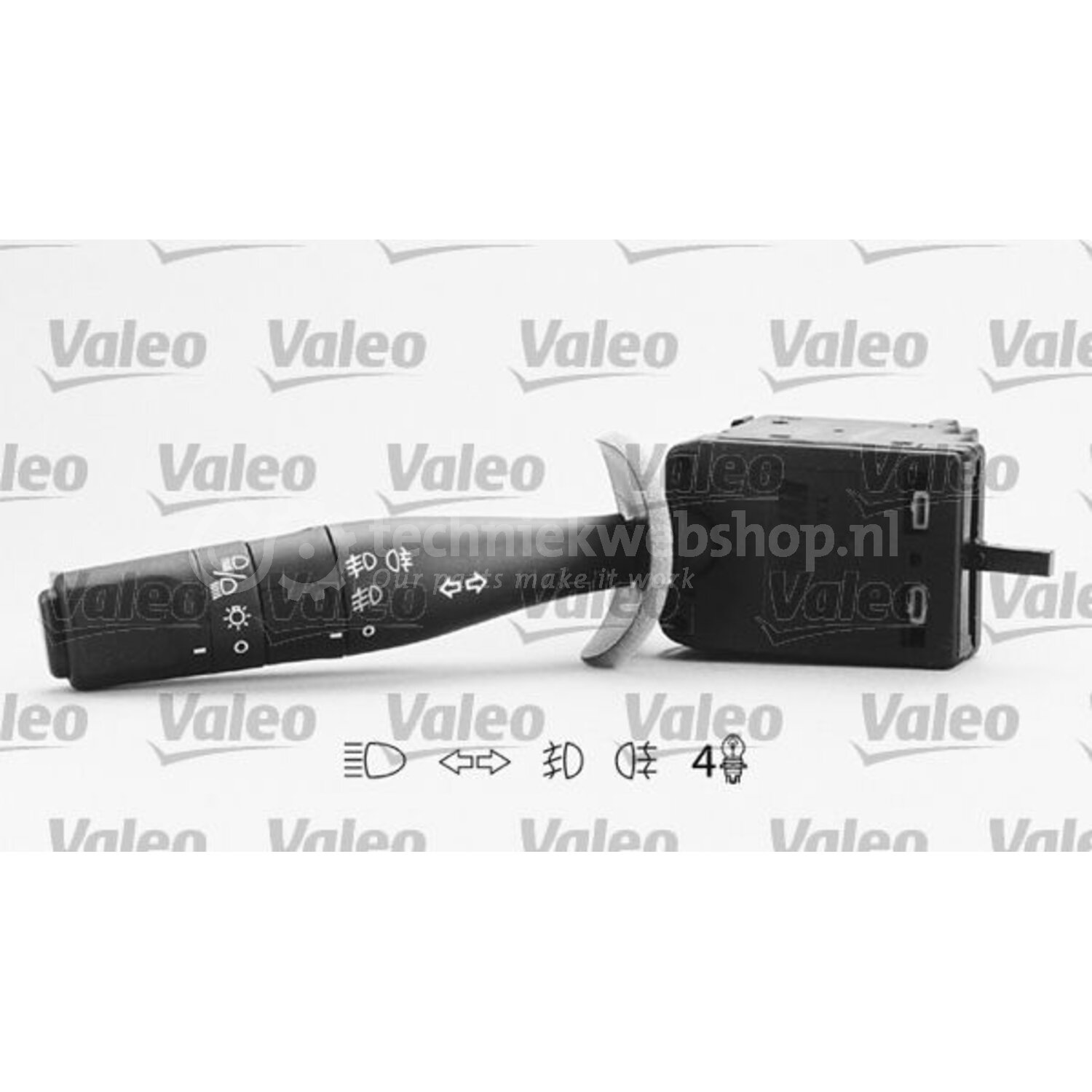 VALEO Stuurkolomschakelaar voor o.a. Peugeot - 251312, 3276422513122 ...