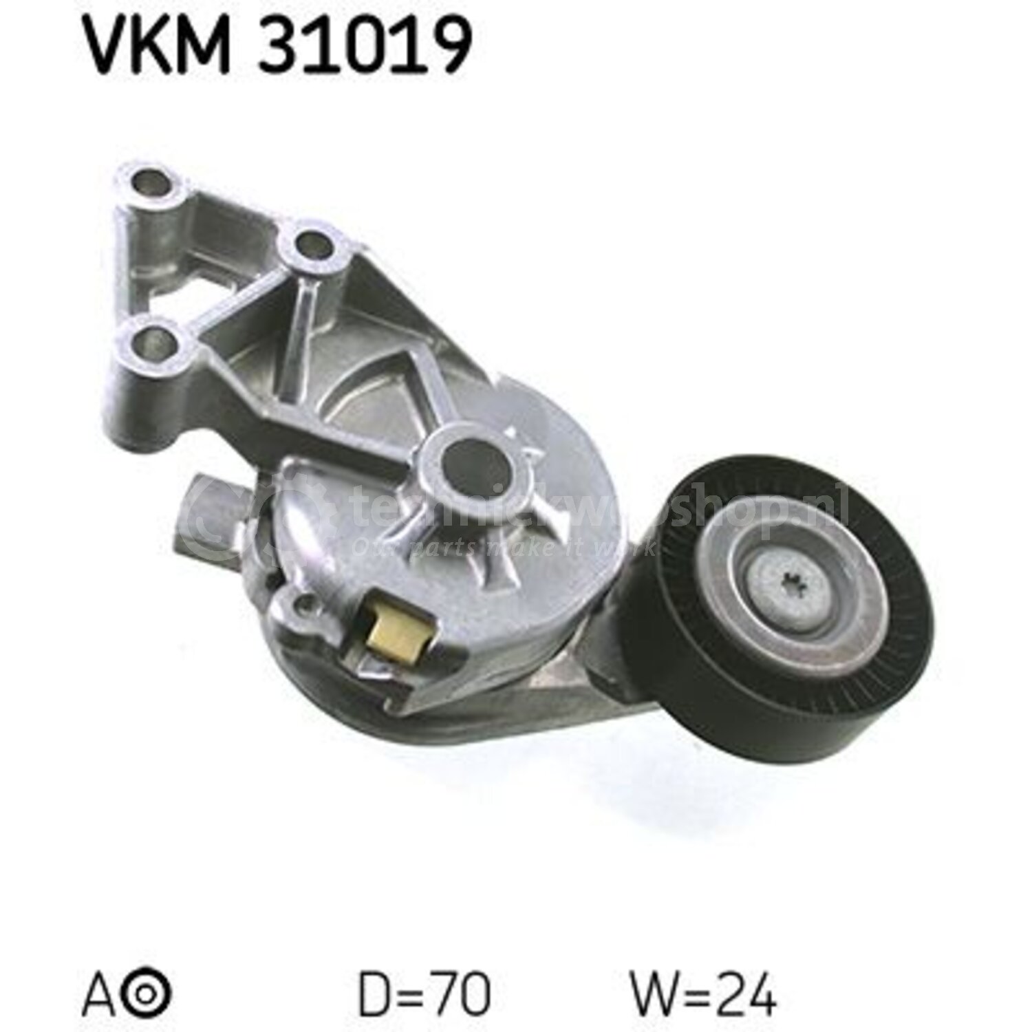 Skf Spanrol, Poly V-riem, Riemspanner, Poly V-riem voor o.a. Vw, Seat ...