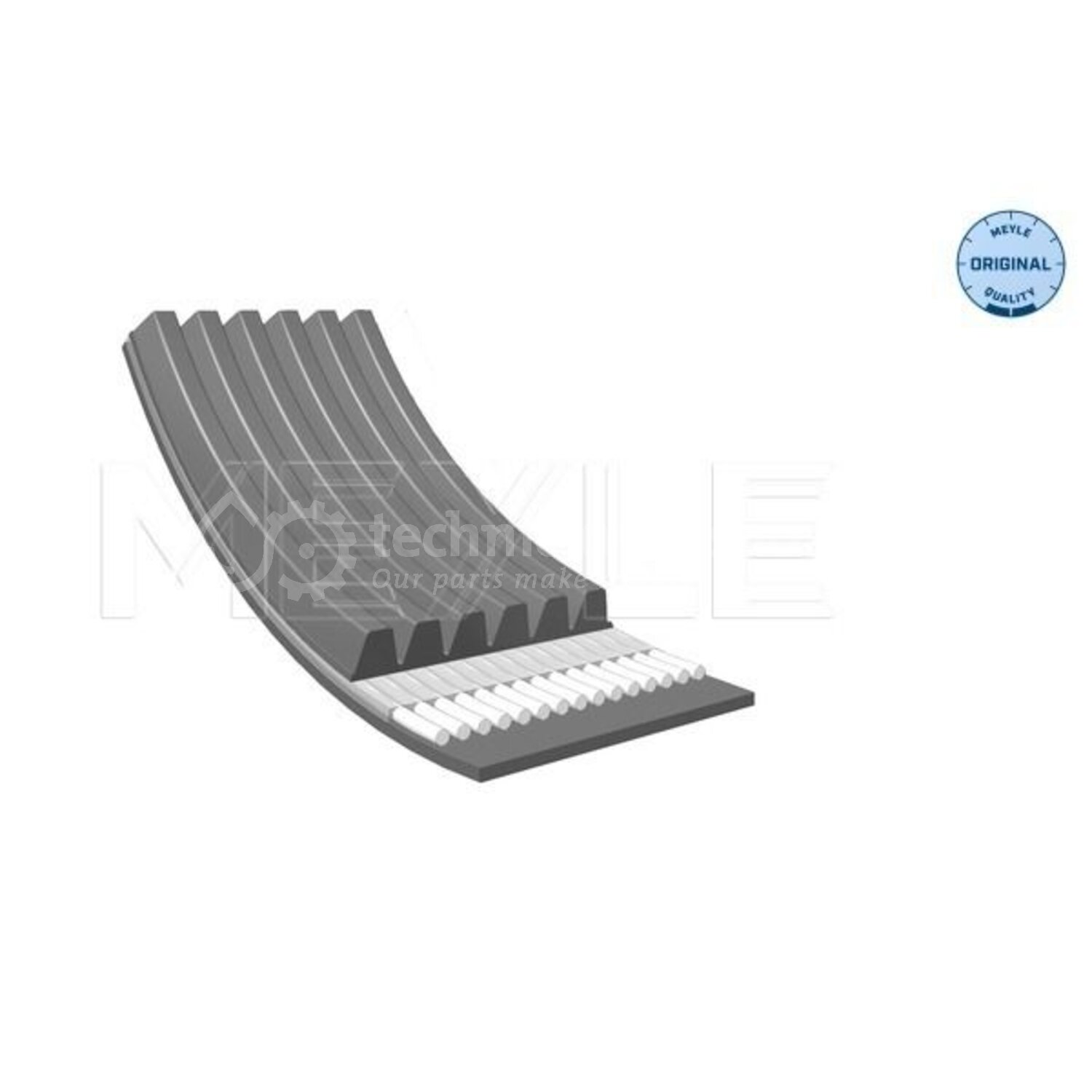 MEYLE Poly V-riem voor o.a. Bmw, Mercedes-Benz, Mazda - 050 006 2163 ...