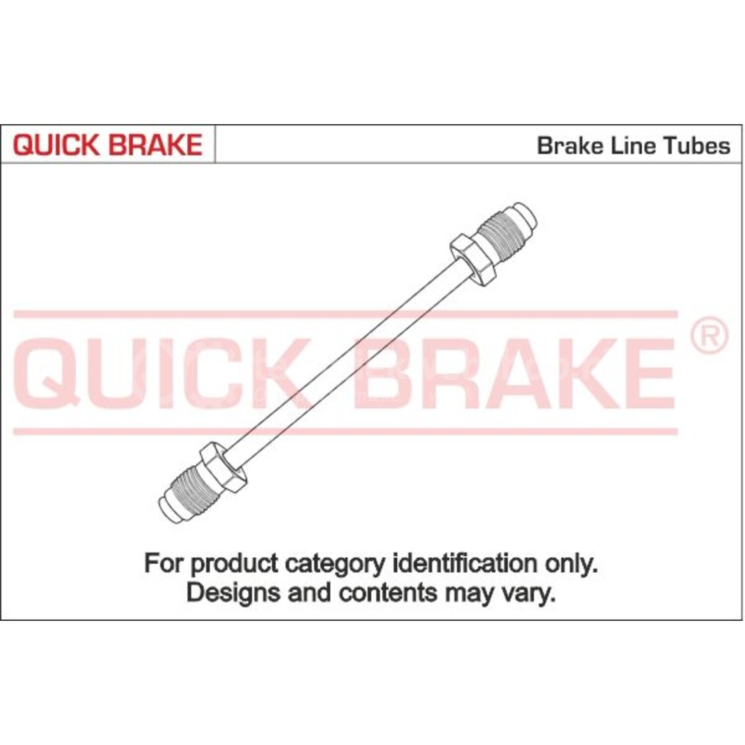 QUICK BRAKE Remleiding voor o.a. Bmw, Ford, Audi, Volvo, Vw, Saab - CU ...