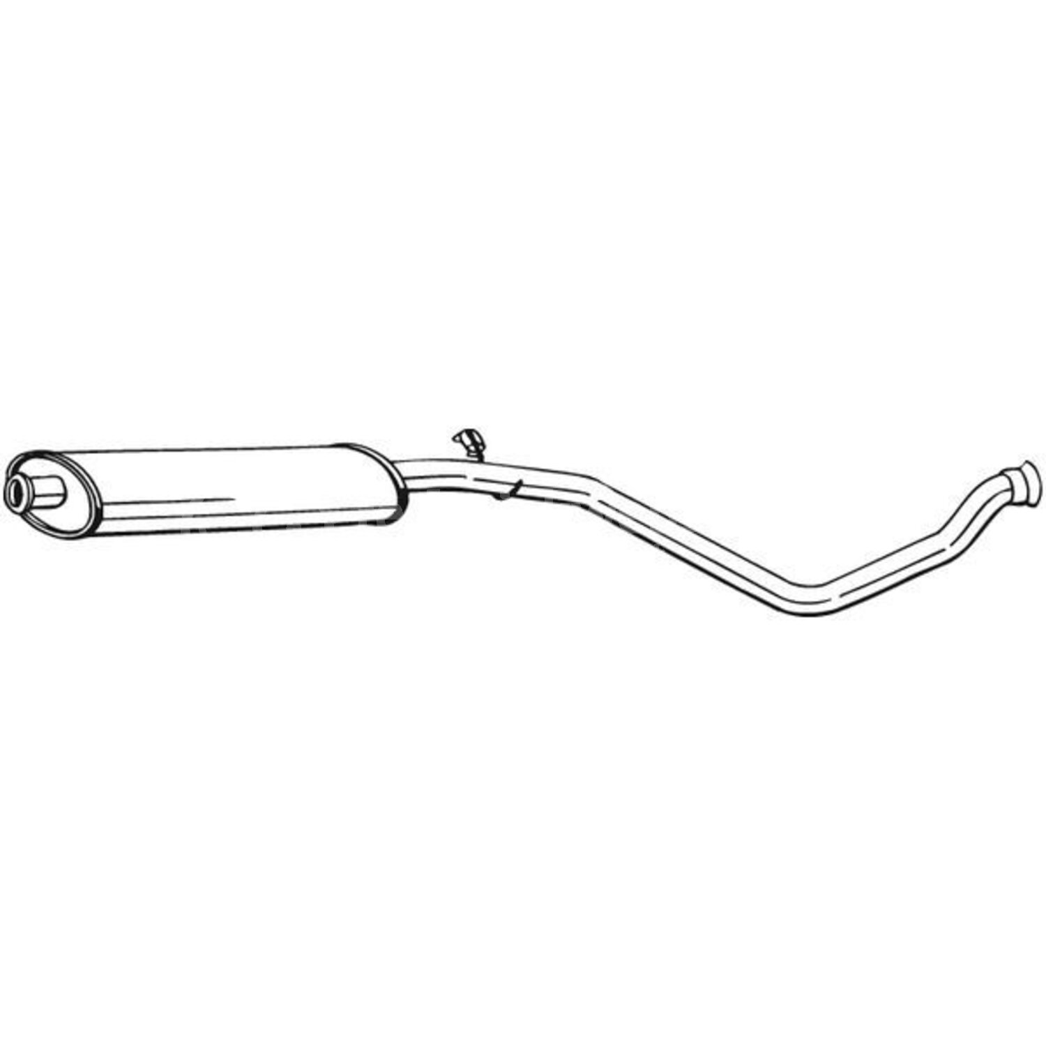 Bosal Middendemper voor o.a. Peugeot - 282-693, 3351642826938 ...