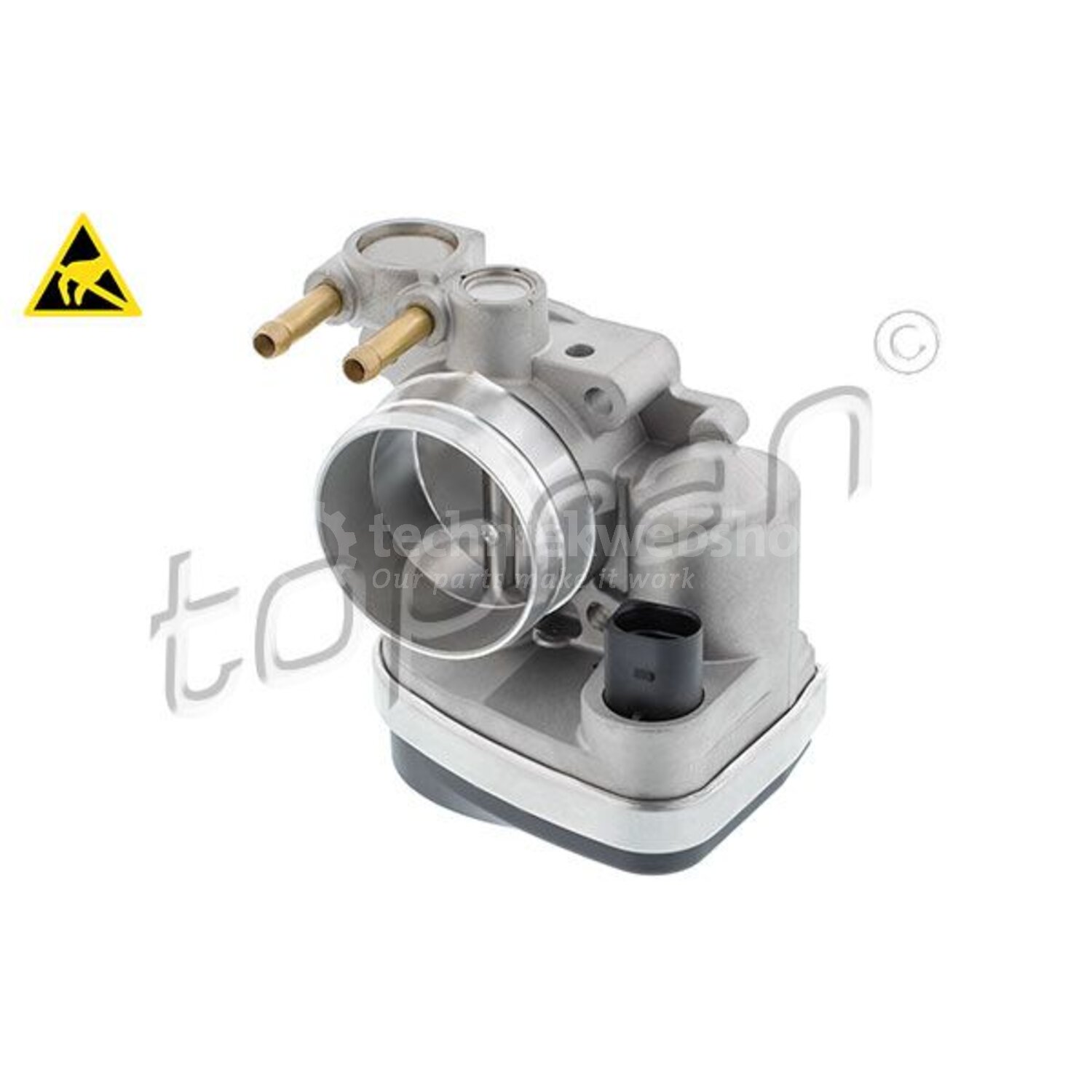 Boîtier Papillon TOPRAN 639 302 - Pour Audi, Seat, Skoda, VW - électrique 6 Pôles