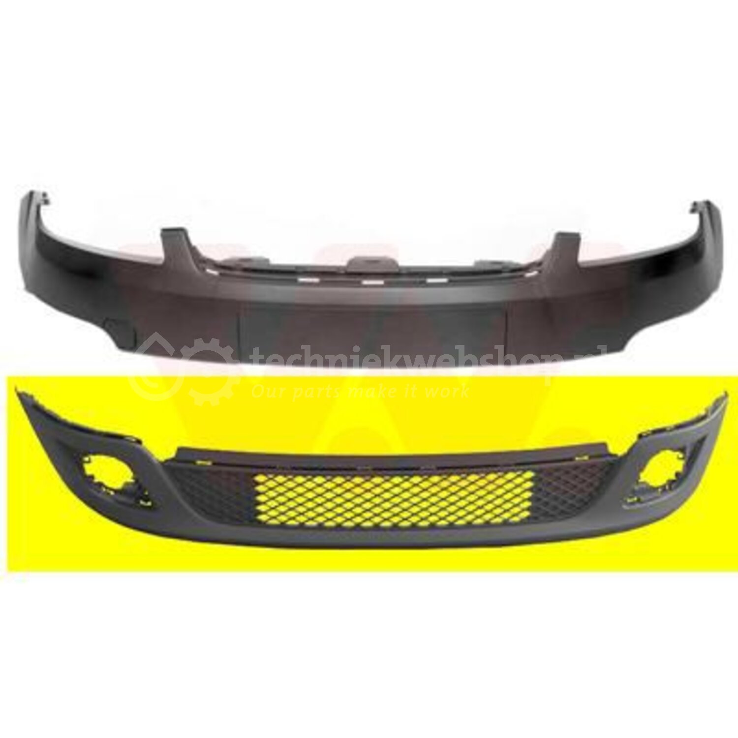 VAN WEZEL Bumper voor o.a. Ford - 1806577, 5410909430016 | Inbouwplaats ...