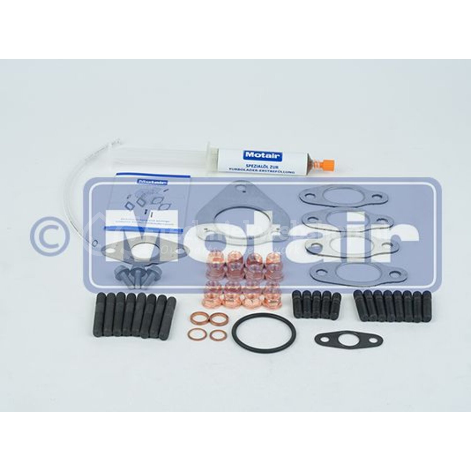 MOTAIR TURBO Turbocharger, montageset voor o.a. Vag, Vw, Skoda, Seat ...