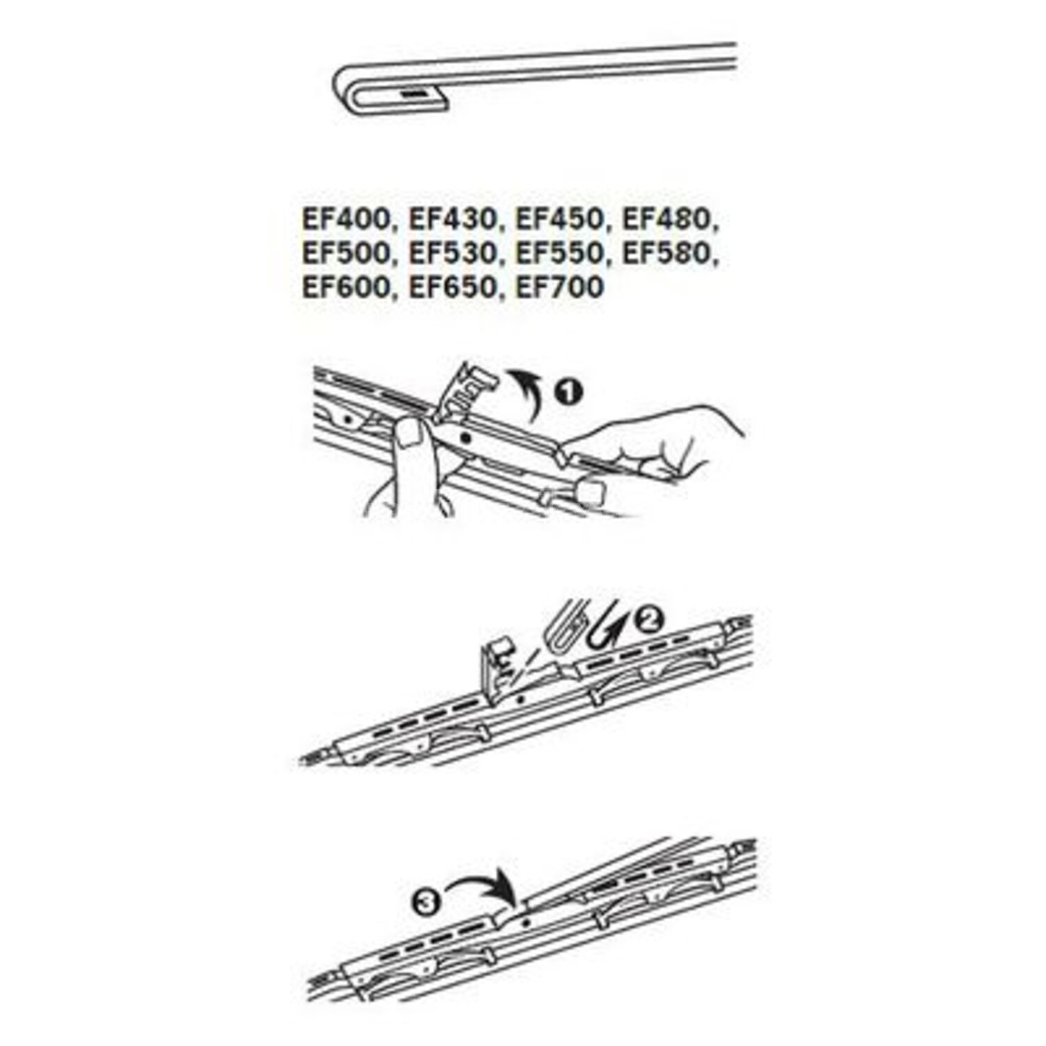 TRICO Wisserblad voor o.a. Toyota, Mitsubishi, Nissan, Alfa Romeo ...