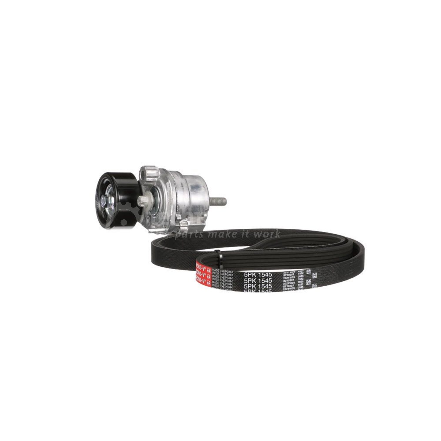 Gates Poly V-riem set voor o.a. Opel, Fiat, Alfa Romeo - K055PK1545 ...