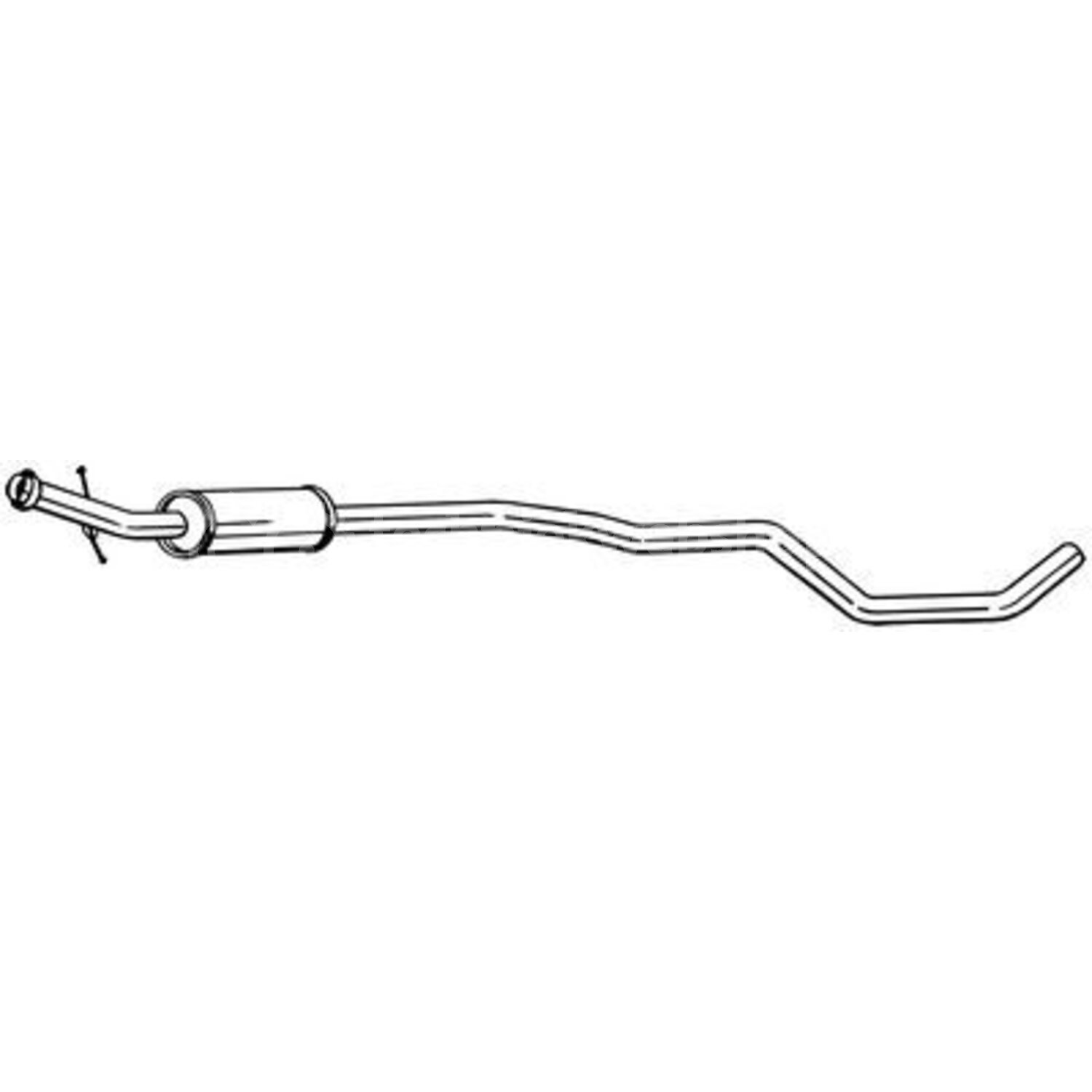 Mittelschalldämpfer BOSAL 284-777 Für Opel Produktbild-Vorschau 5
