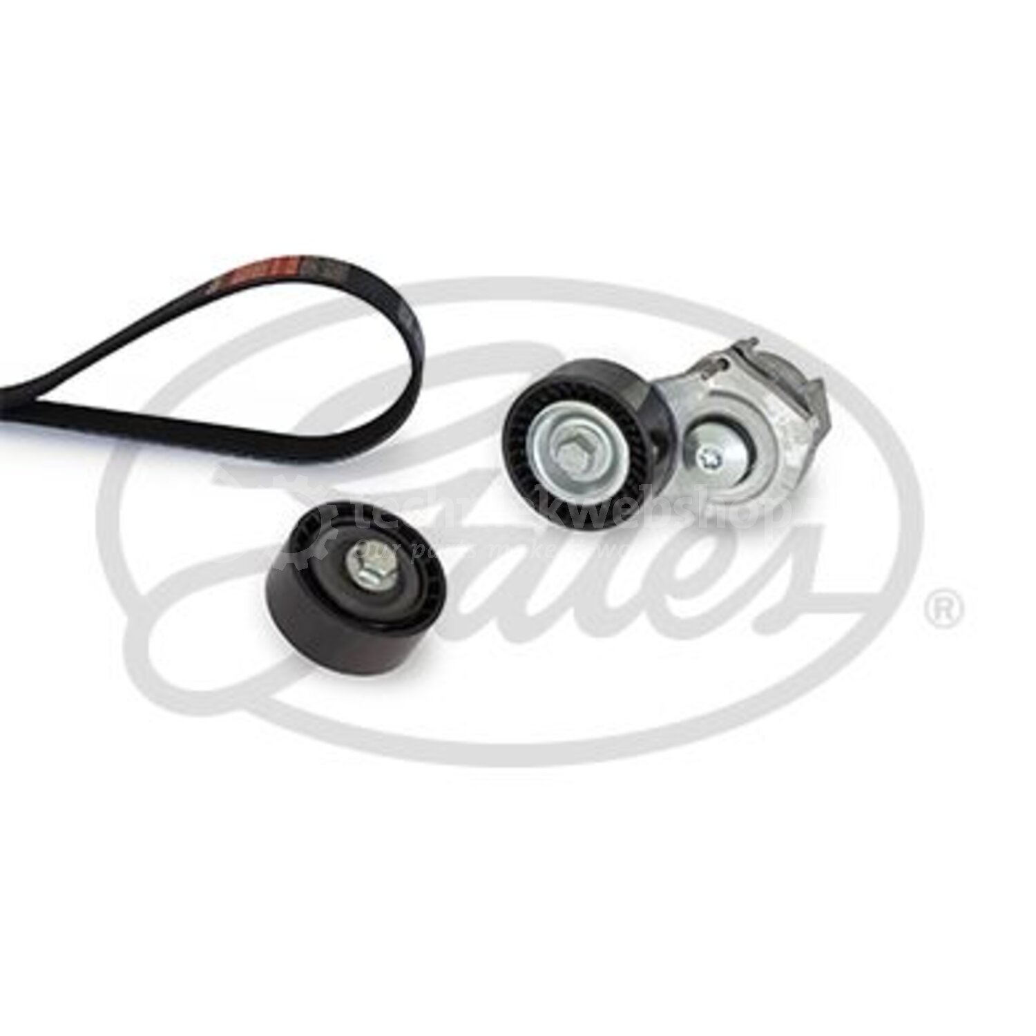 4fach Ringbuch GATES Keilrippenriemensatz Micro-V® Kit K046PK1718 Für Gates Micro V Zubehör