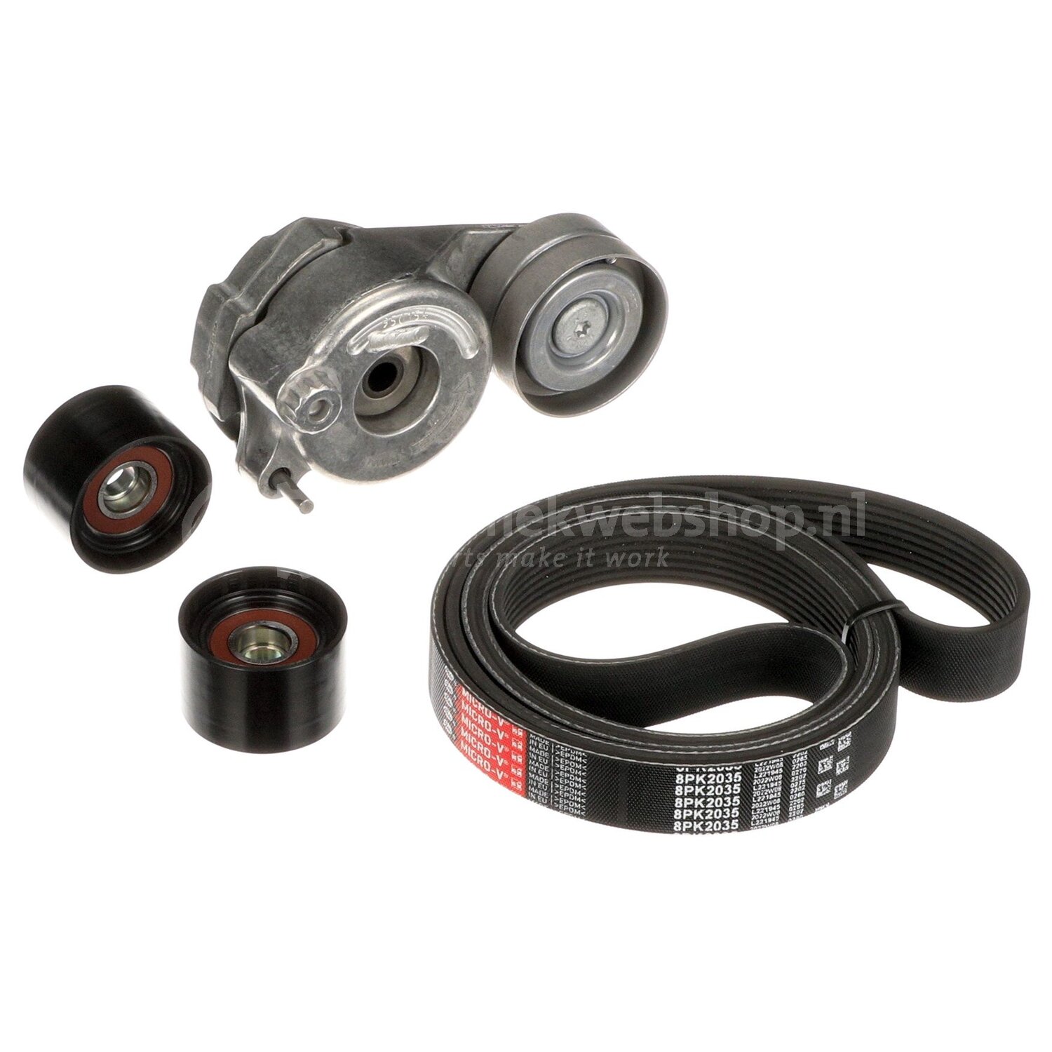 Gates Poly V-riem set voor o.a. Mercedes-Benz - K028PK2035 ...