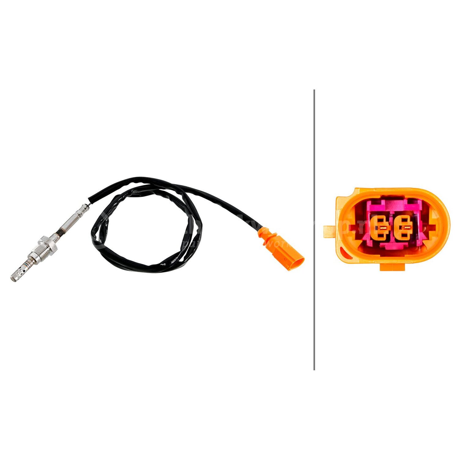 Hella Sensor, uitlaatgastemperatuur voor o.a. Audi, Vw - 6PT 358 226 ...