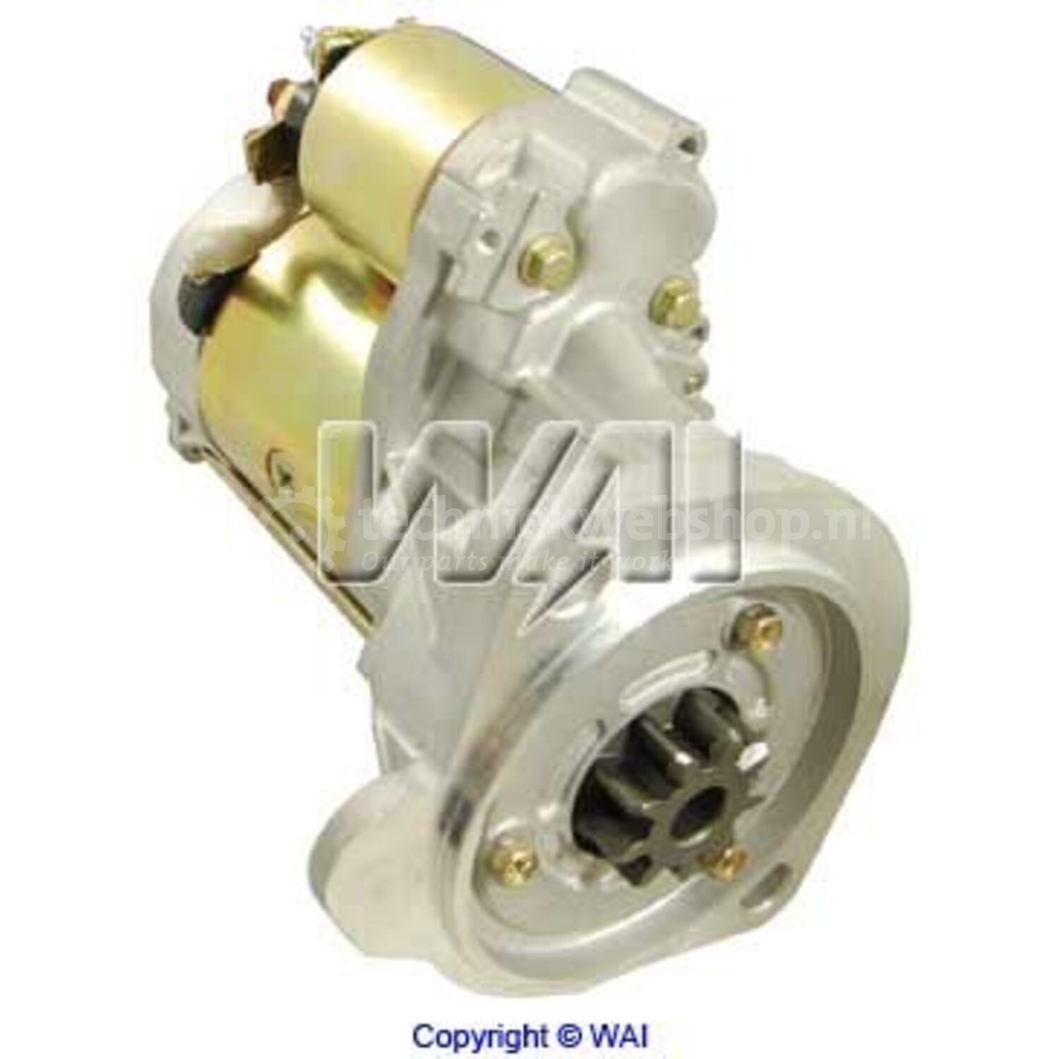 WAI Startmotor / Starter voor o.a. Nissan, Hitachi, Renault Trucks ...