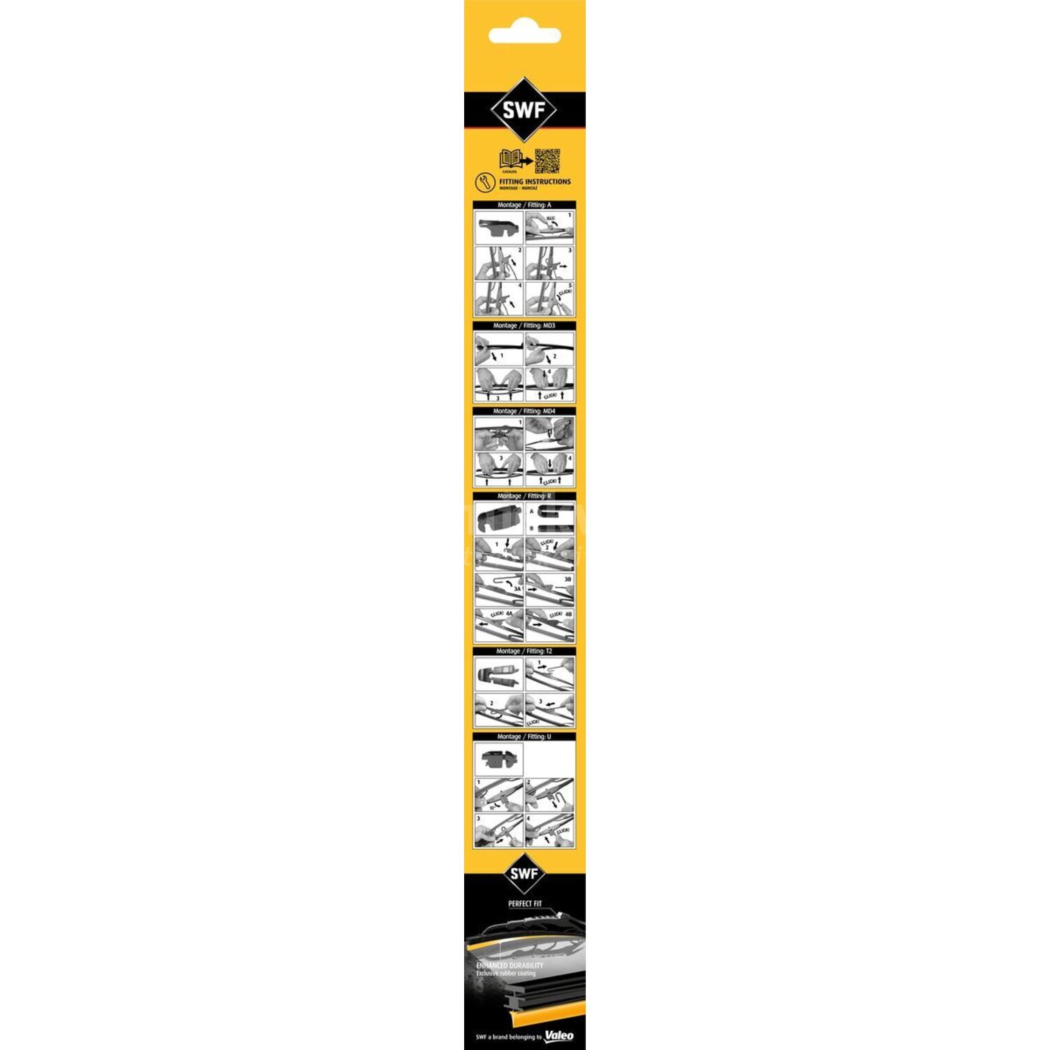 SWF Wisserblad voor o.a. Vw, Audi, Subaru, Toyota, Renault, Honda ...