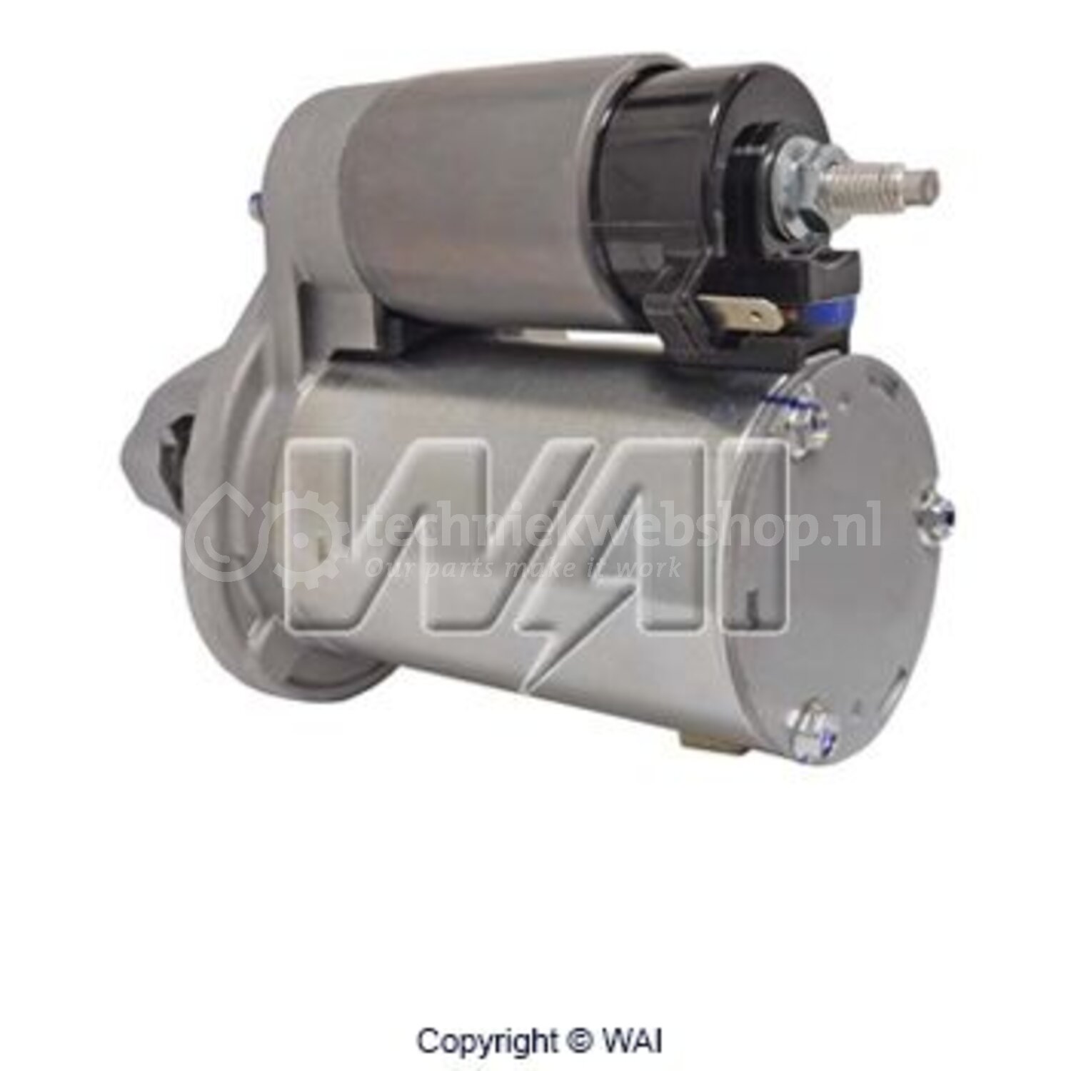 WAI Startmotor / Starter voor o.a. Chrysler, Vag, Dodge, Jeep, Vw, Fiat ...
