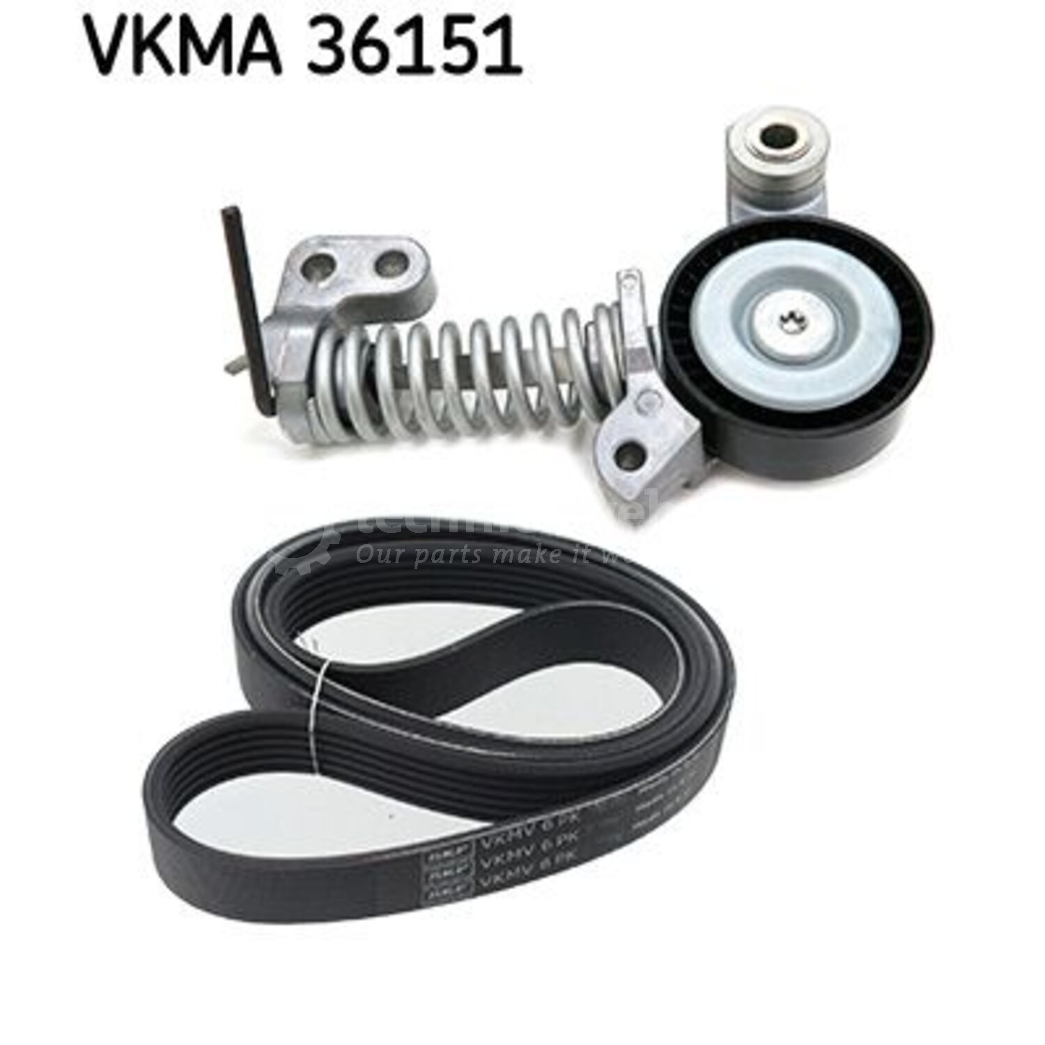 Skf Poly V-riem set voor o.a. Volvo, Fiat, Ford, Citroën, Peugeot, Audi ...