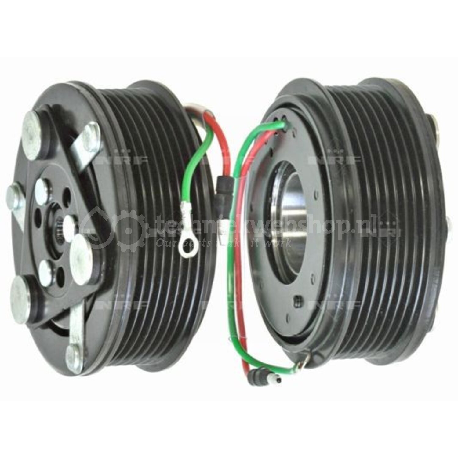 NRF Magneetkoppeling, airconditioningcompressor voor o.a. Honda, Ford ...