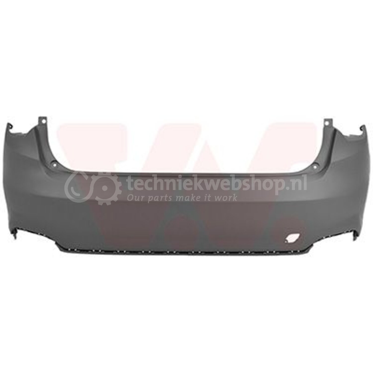 VAN WEZEL Bumper voor o.a. Fiat - 1642544, 5410909895617 ...