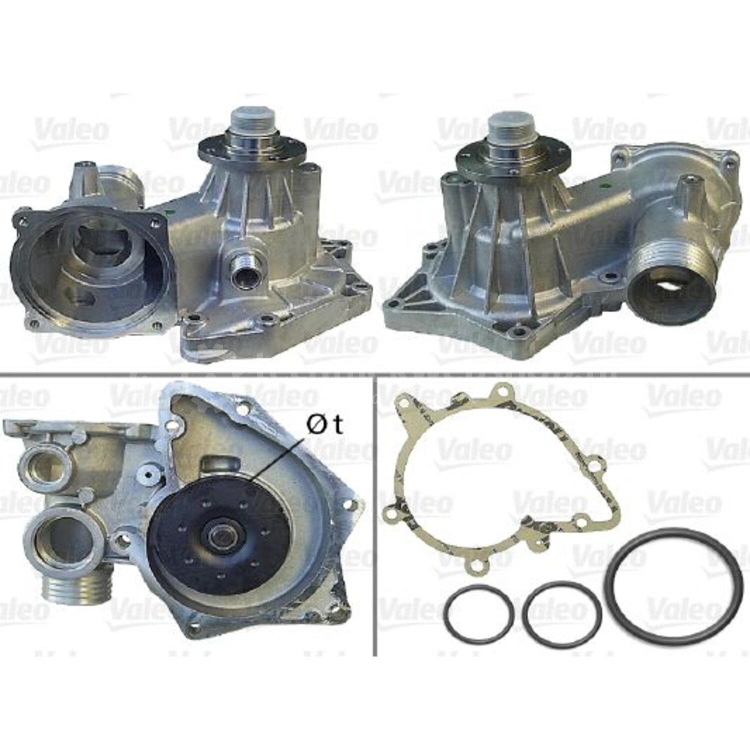VALEO Waterpomp, motorkoeling voor o.a. Bmw - 506631, 3276425066311 ...