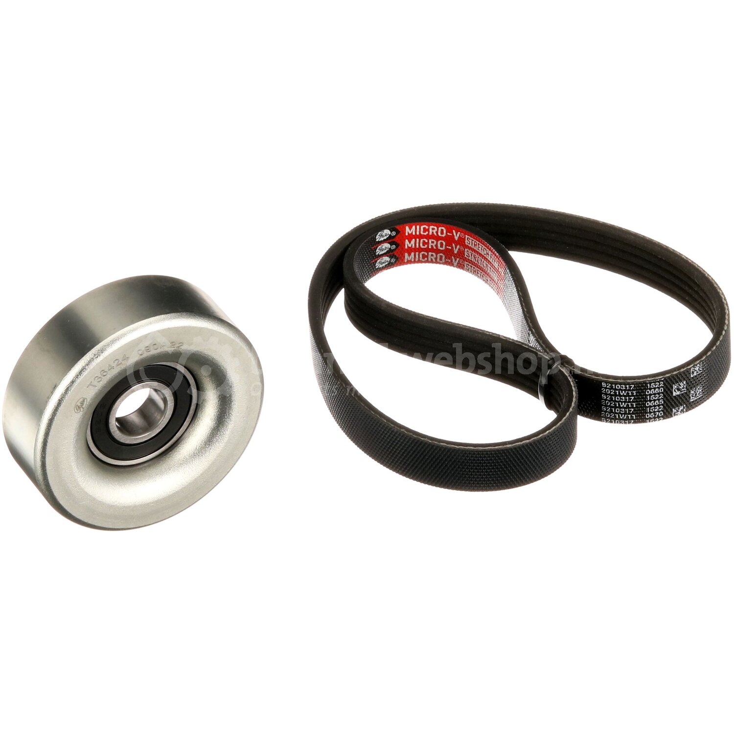 Gates Poly V-riem set voor o.a. Honda - K085PK1140, 5400608556155 ...