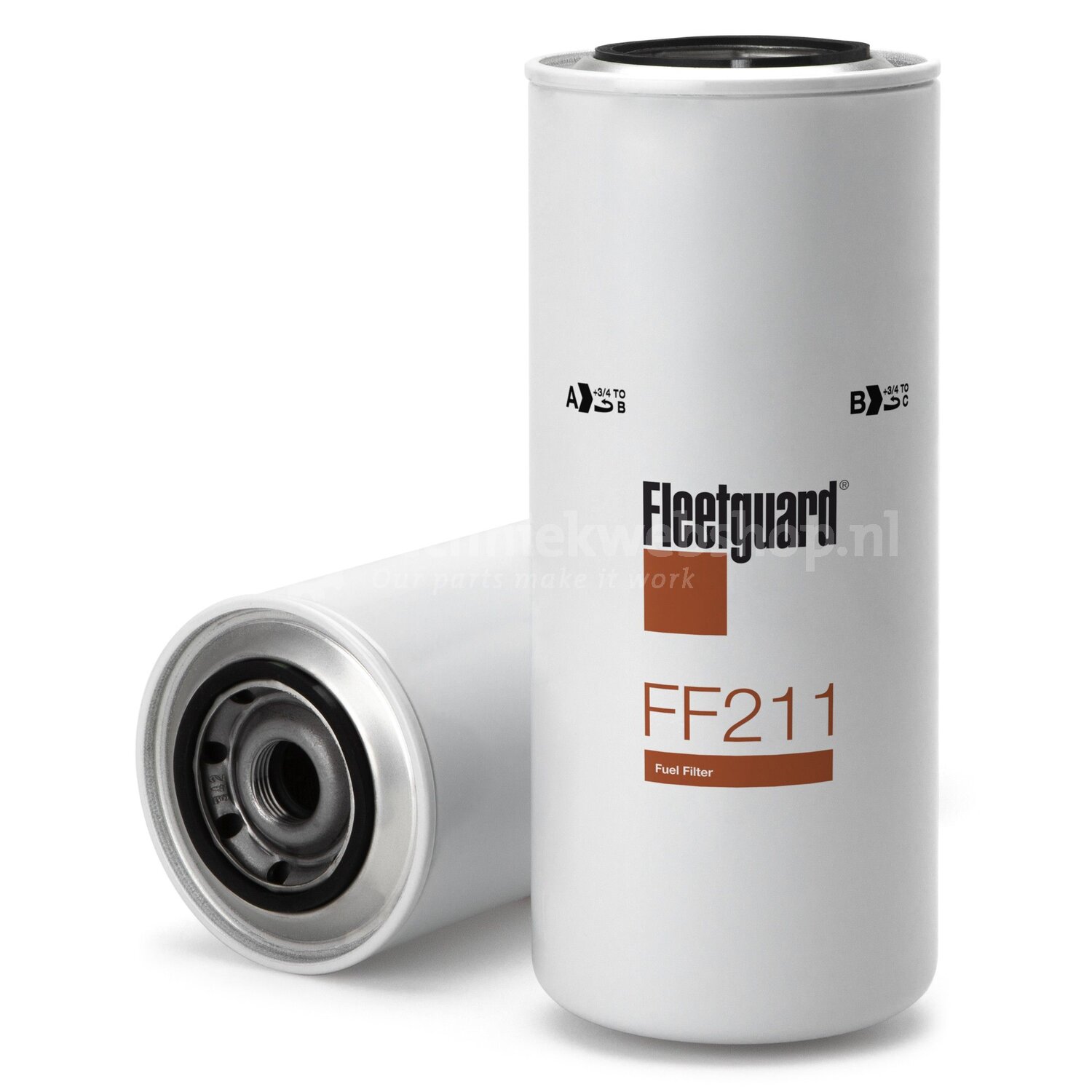 Fleetguard Brandstoffilter voor o.a. Caterpillar, Mack, Ac, Gmc, Grove ...