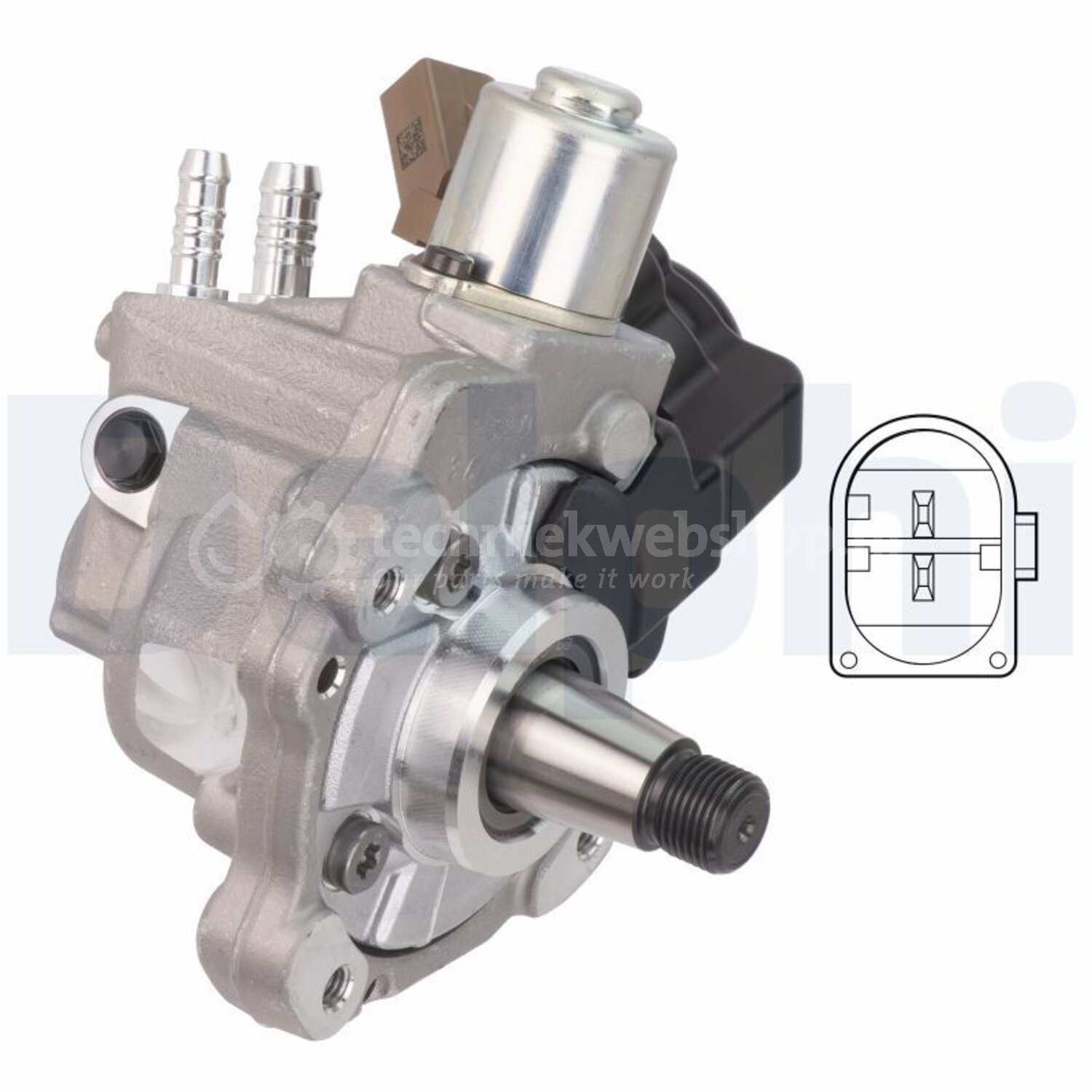 DELPHI Hogedrukinspuitpomp voor o.a. Vw, Seat, Skoda, Audi - 28535928 ...